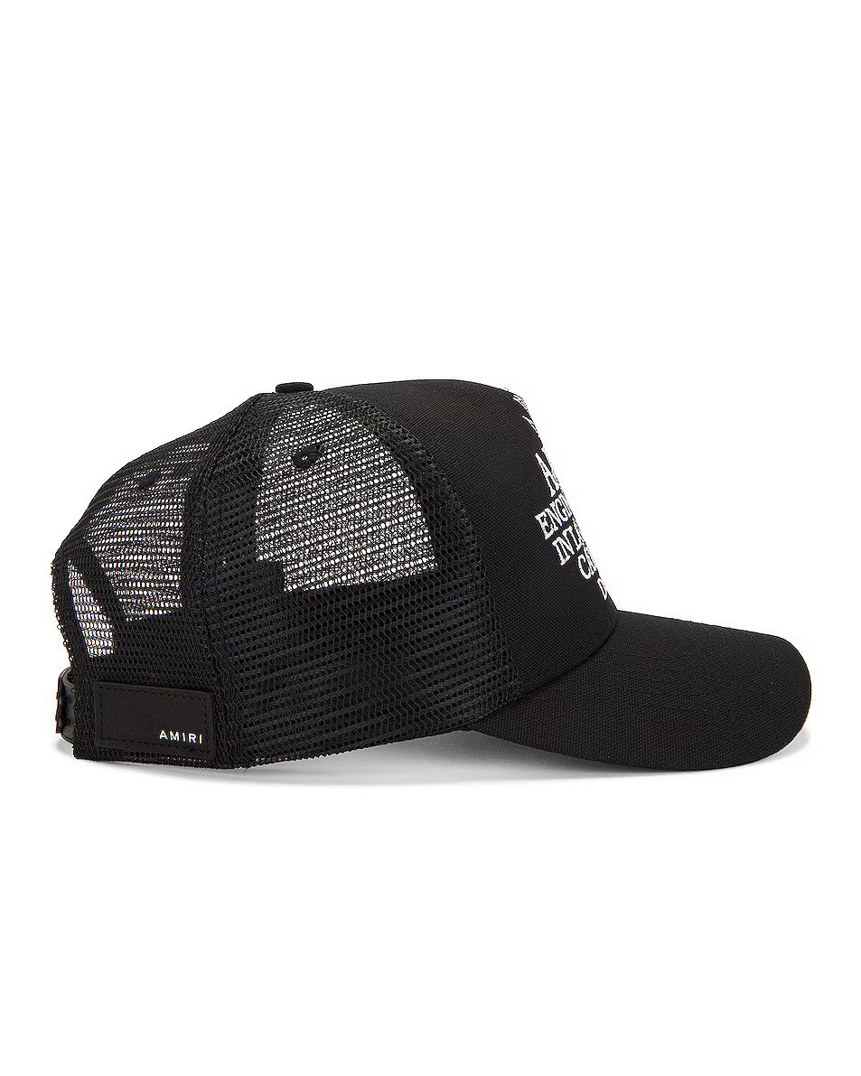 Amiri o1mle0325 Size: OS / Pegasus Trucker Hat / Cap in Black Size ONE SIZE - 3 Thumbnail