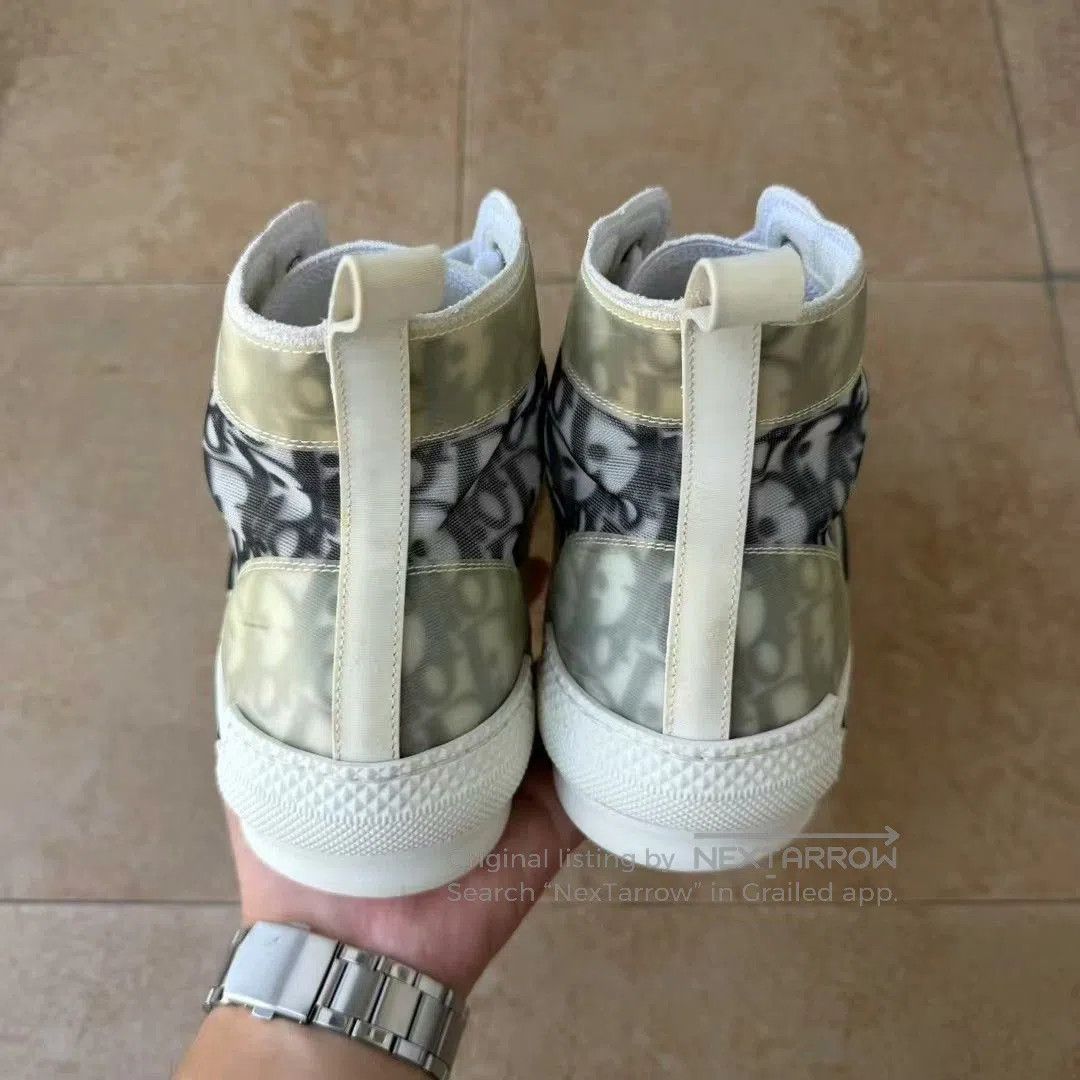 Dior dior b23 high-top sneakers in gray. Size US 10 / EU 43 - 5 Thumbnail