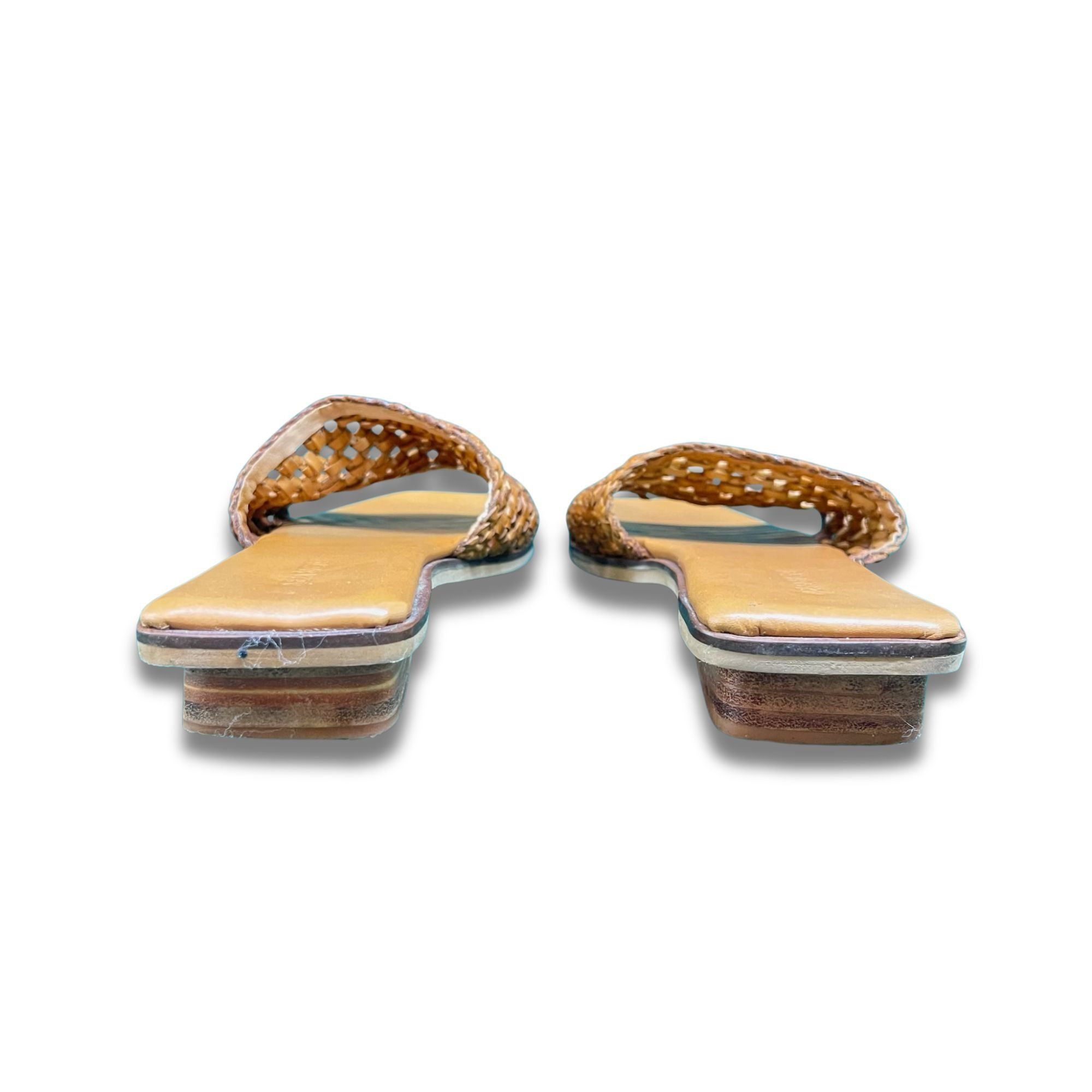 Bembien Bembien Milana Slide Sandals Woven Leather Upper Tan Size 6 Size US 6 / IT 36 - 5 Thumbnail