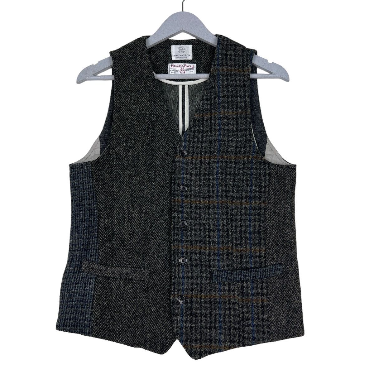 BEAUTY&YOUTH 🔥 HARRIS TWEED X BEAUTY YOUTH UNITED ARROWS WOOL VEST Size US M / EU 48-50 / 2 - 1 Thumbnail