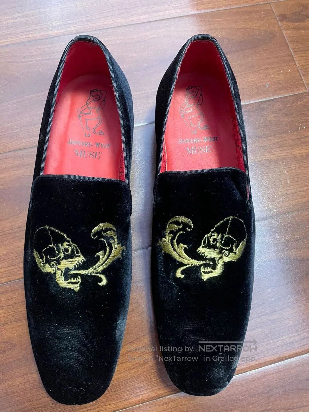 Jeffery West Jeffery West Black Velvet Loafers Size 9. Size US 11 / EU 44 - 3 Thumbnail