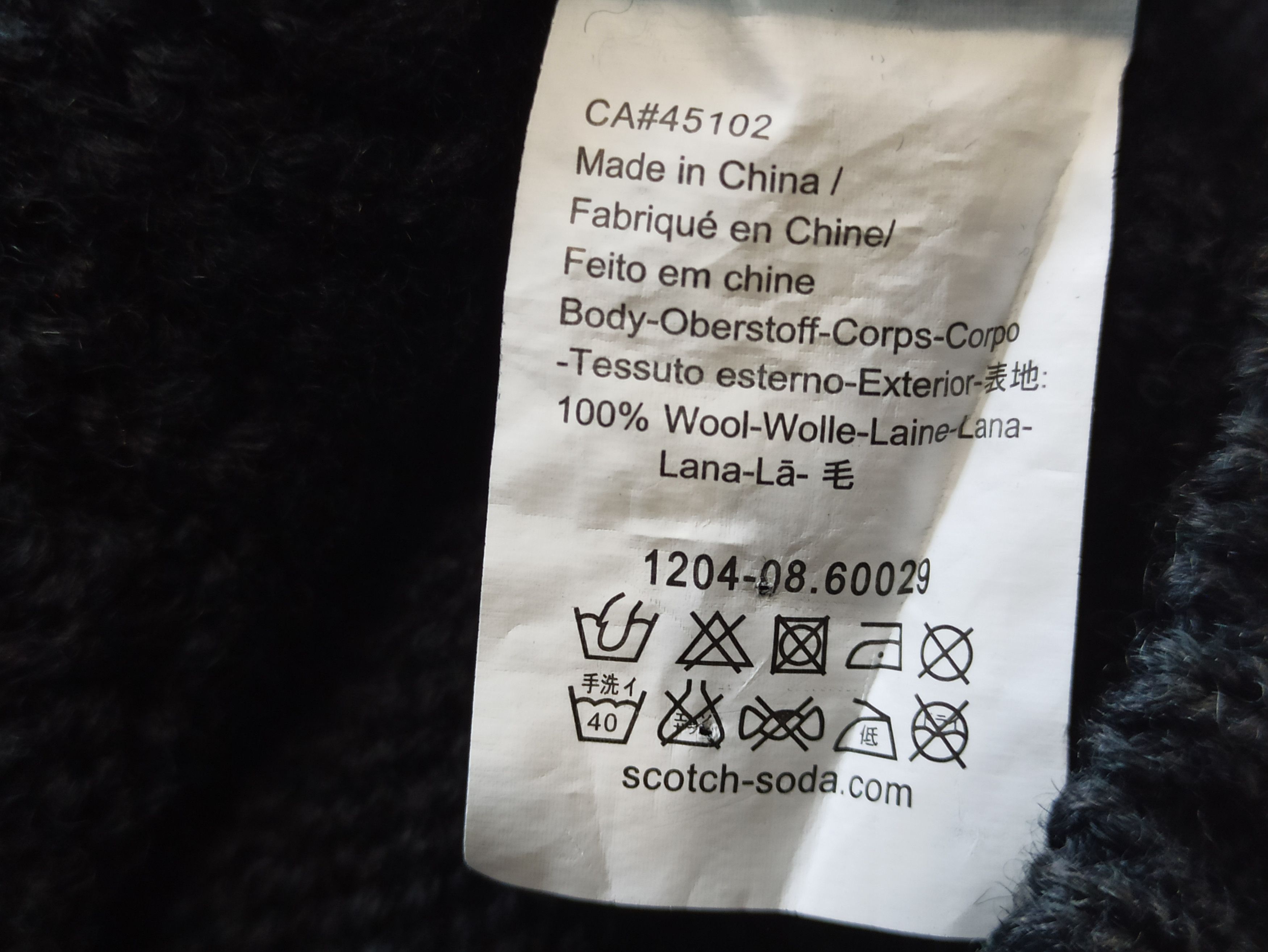 Scotch & Soda Scotch & Soda Men's Heavy Wool Hooded Pull Size US M / EU 48-50 / 2 - 5 Thumbnail