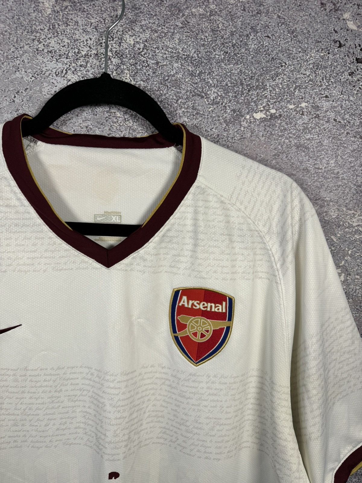 Nike × Vintage Vintage Arsenal 2007/08 Away Nike Soccer Jersey Blokcore XL Size US XL / EU 56 / 4 - 5 Thumbnail