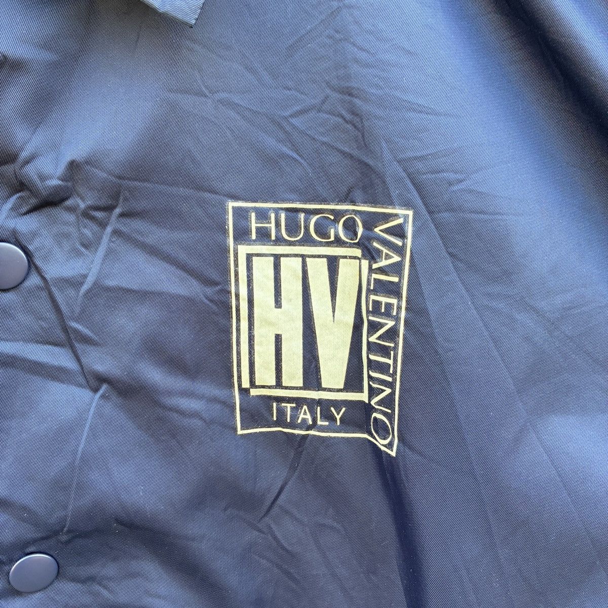 Other Hugo Valentino Italy Jacket Navy Blue Windbreaker Size L Size US XL / EU 56 / 4 - 5 Thumbnail