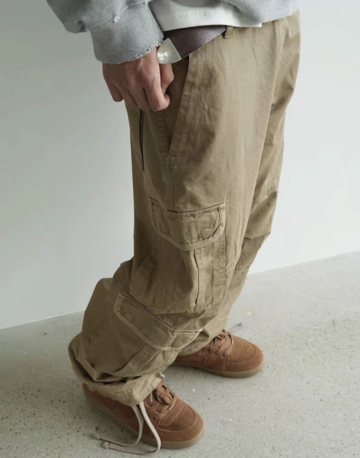 FAR FROM WHAT Far Archive 25SS Technical Wide-Leg Cargo Pants J31 Size US 34 / EU 50 - 7 Thumbnail