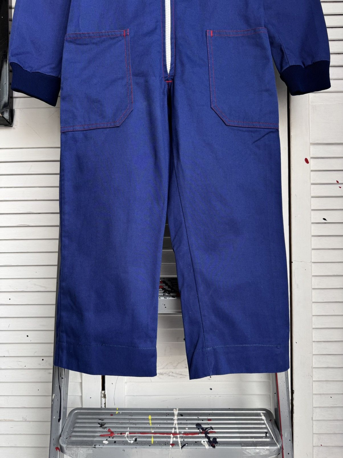Yamaha Vintage Yamaha Race Team Coveralls Jumpsuit Mechanic Workwea Size US 26 / EU 42 - 5 Thumbnail