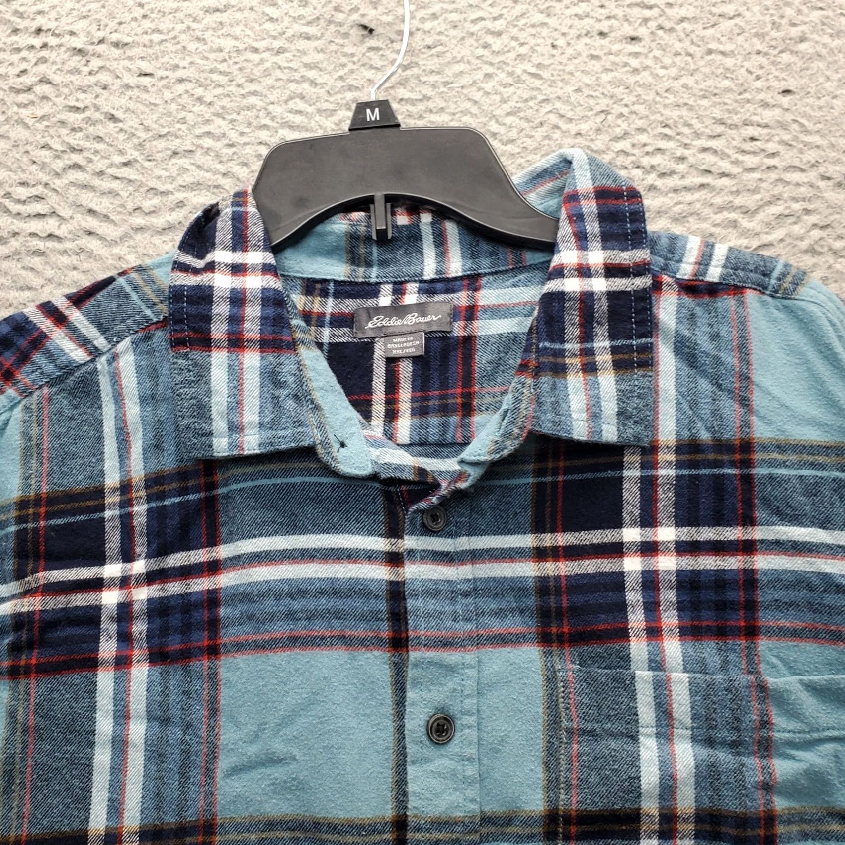 Eddie Bauer Eddie Bauer Flannel Shirt Mens XXL Multi Plaid Long Sleeve Collared Button Up - Premium Quality Size US XXL / EU 58 / 5 - 7 Thumbnail
