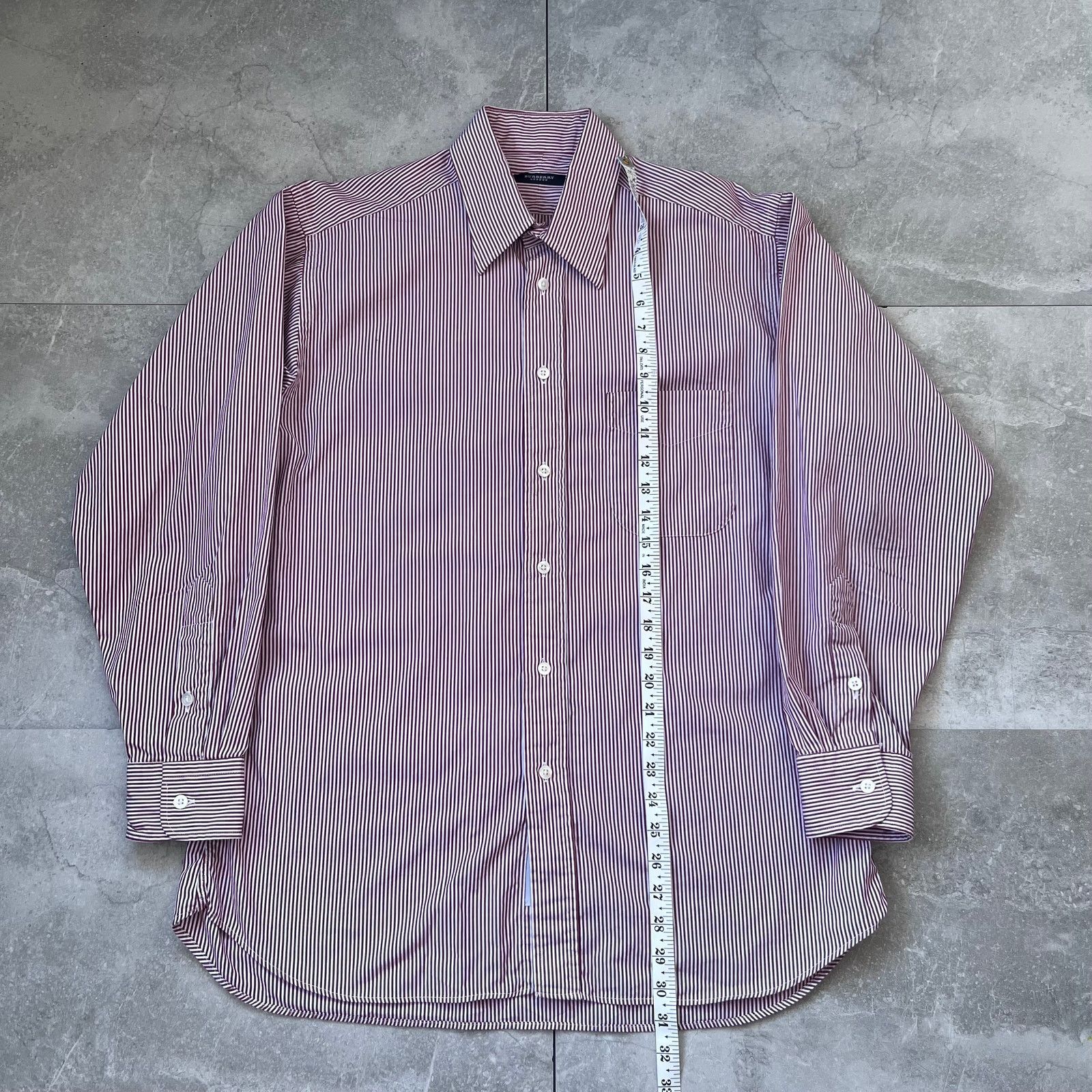 Burberry Burberry London Men’s Red Button-Up Shirt – Size 15.5/33 Size US M / EU 48-50 / 2 - 3 Thumbnail