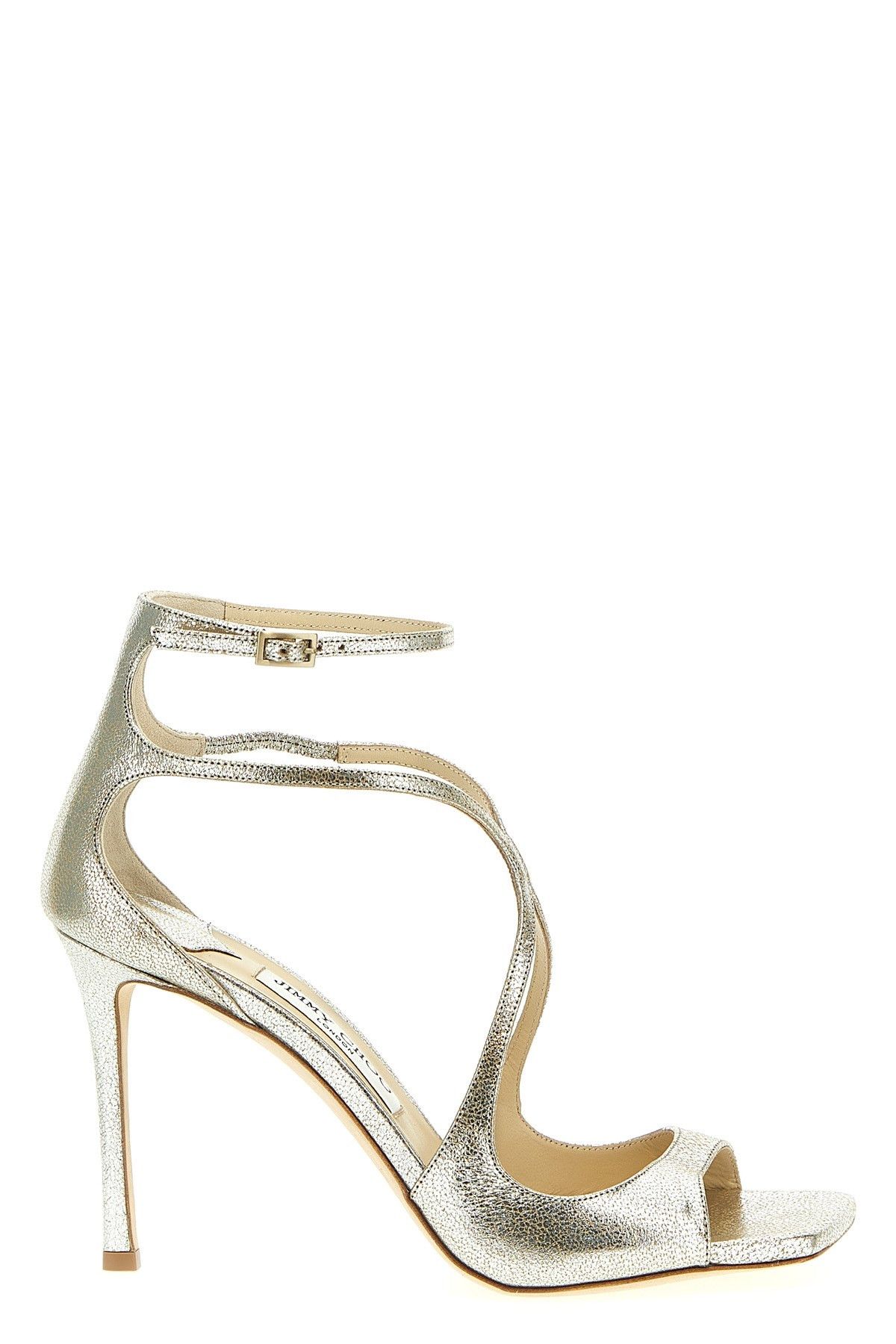 image of Jimmy Choo 'azia' Sandals in Gold, Women's (Size 11)