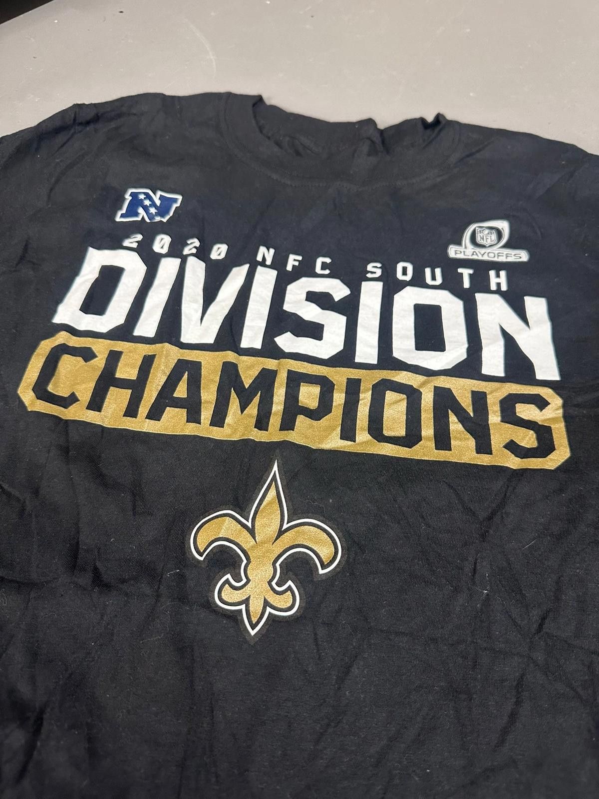 Designer New Orleans Saints 2020 NFC South Division Champions T-Shirt Size US M / EU 48-50 / 2 - 2 Thumbnail
