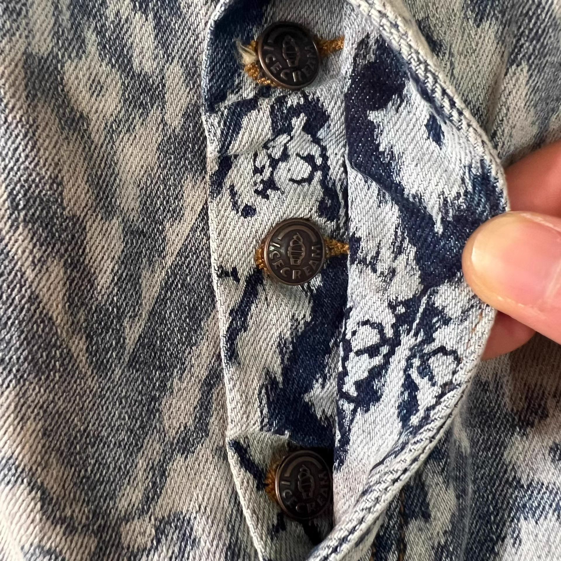 Billionaire Boys Club BBCICECREAMCircleFour Dogs Flying Dog Washed Denim Jeans Q7 Size US 32 / EU 48 - 8 Thumbnail