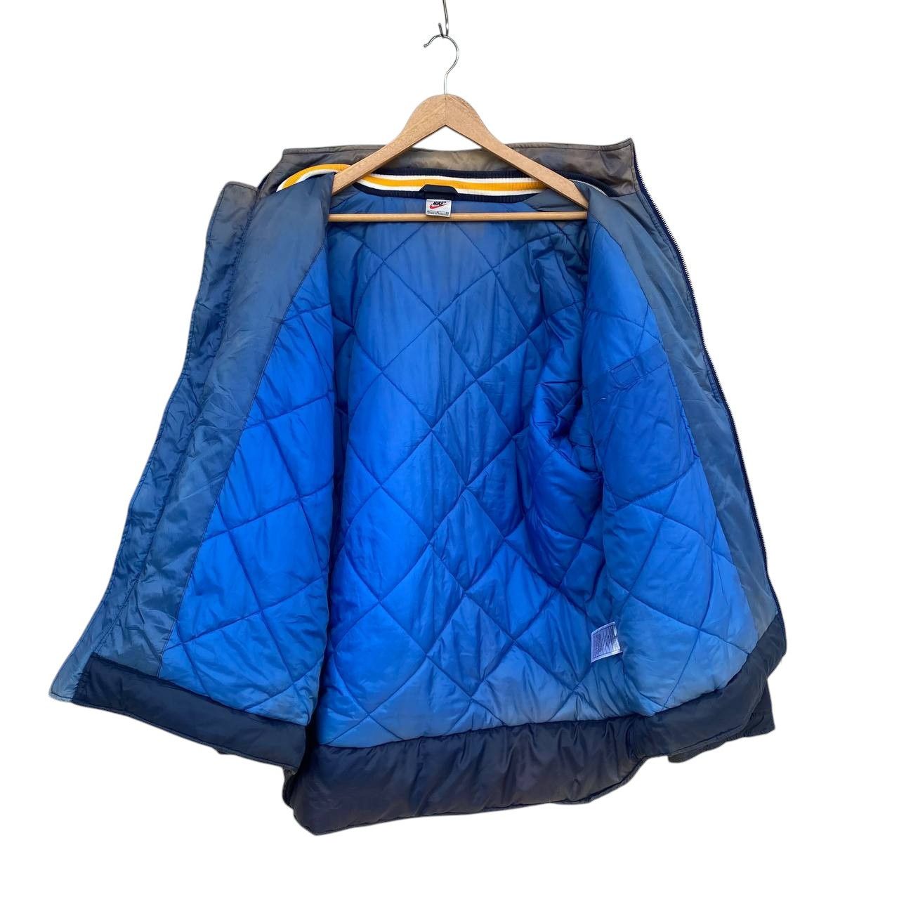 Vintage VINTAGE 90S NIKE COACH INSULATED JACKET FADED BLUE Size US L / EU 52-54 / 3 - 5 Thumbnail