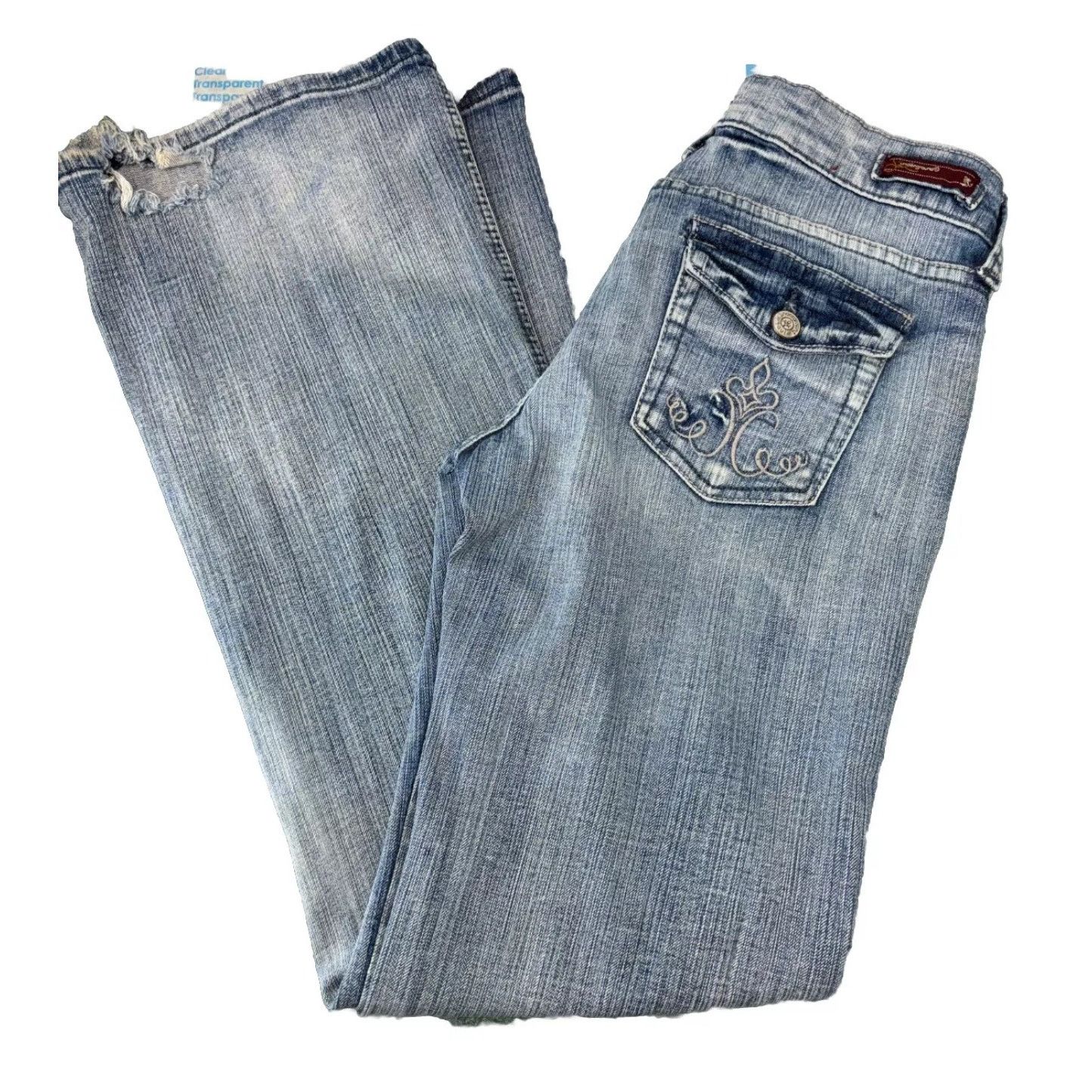 Other Underground Soul Size 9 Distressed Jeans Womens Bootcut Size 32" / US 10 / IT 46 - 2 Thumbnail
