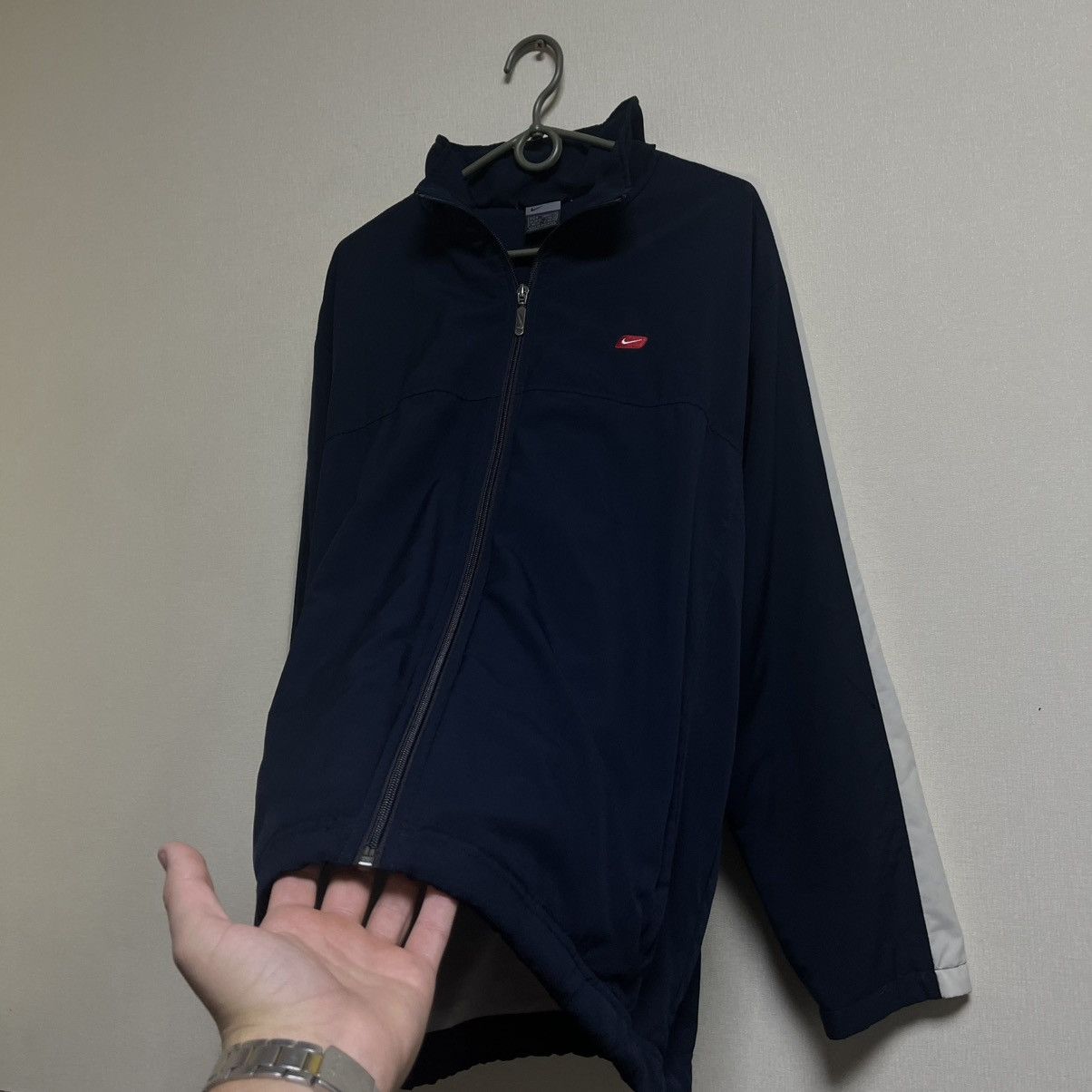 Nike Vintage Nike Track Jacket 00s Swoosh Y2K Striped Size US M / EU 48-50 / 2 - 5 Thumbnail