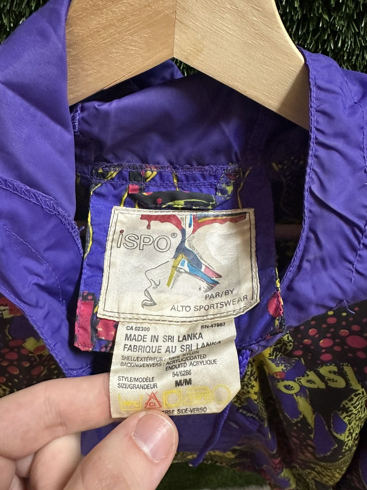 Vintage Vintage ISPO Neon Patterned Light Jacket Large Size US M / EU 48-50 / 2 - 3 Thumbnail