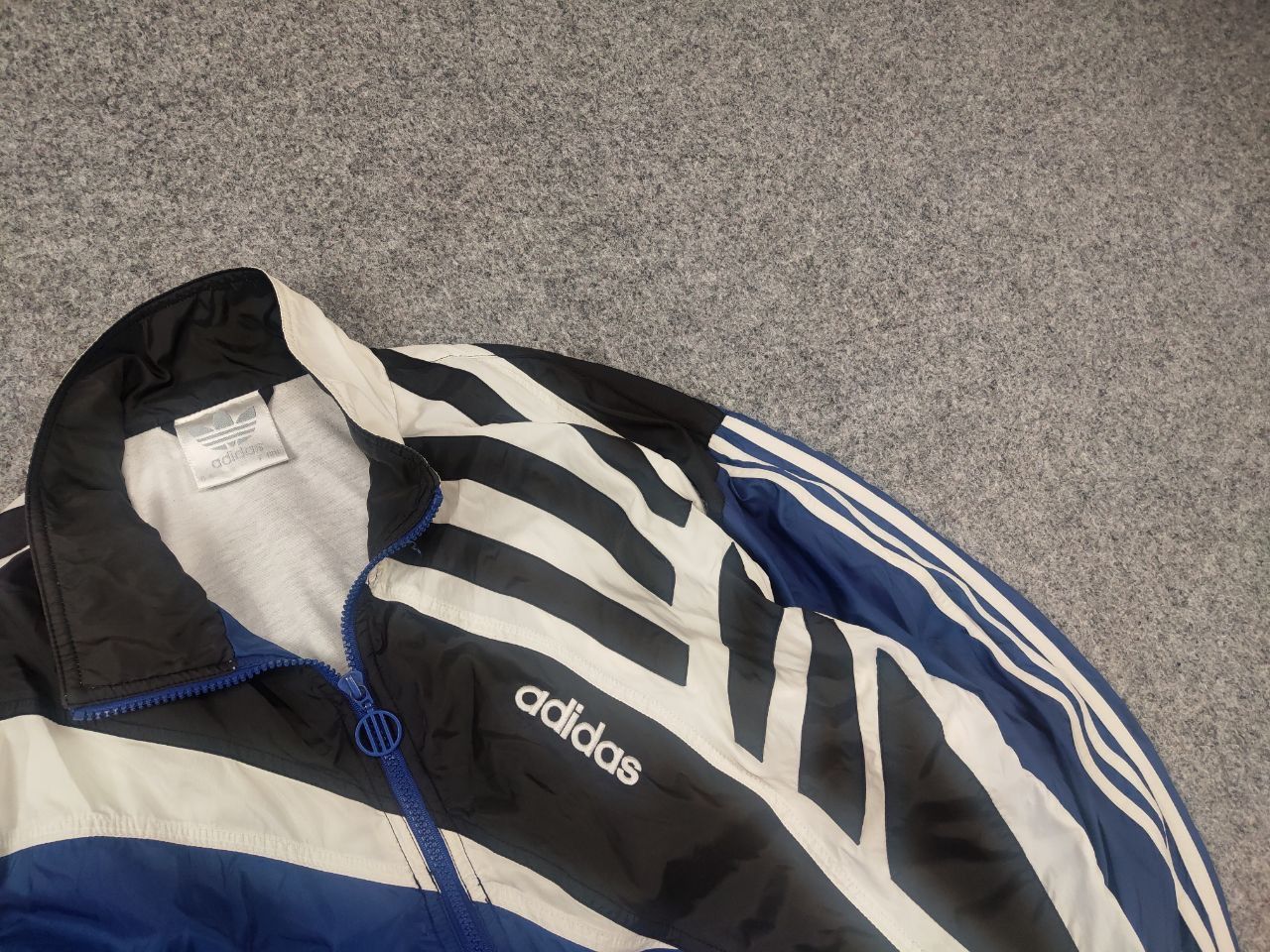 Adidas Vintage 90’s Adidas Originals Blue Zip Track Jacket Retro Size US L / EU 52-54 / 3 - 5 Thumbnail