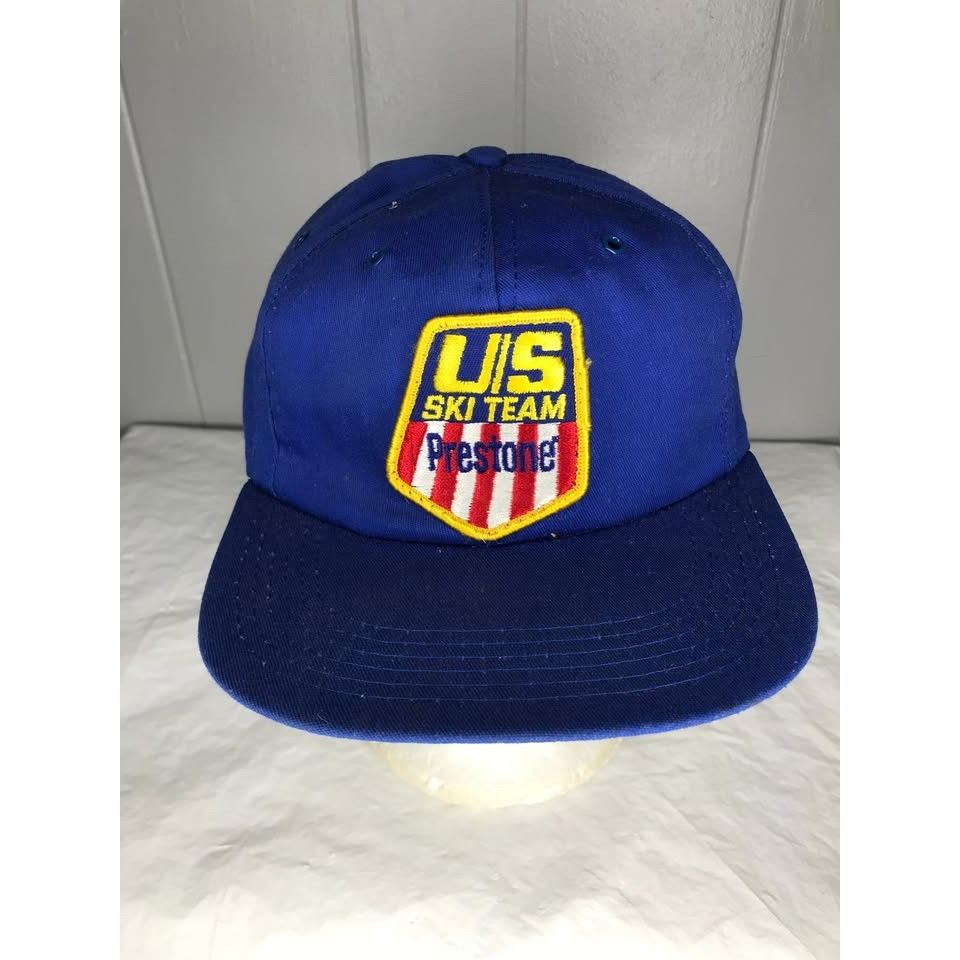 Vintage Vintage US Ski Team Prestone Patch Made USA snapback hat cap Size ONE SIZE - 1 Thumbnail