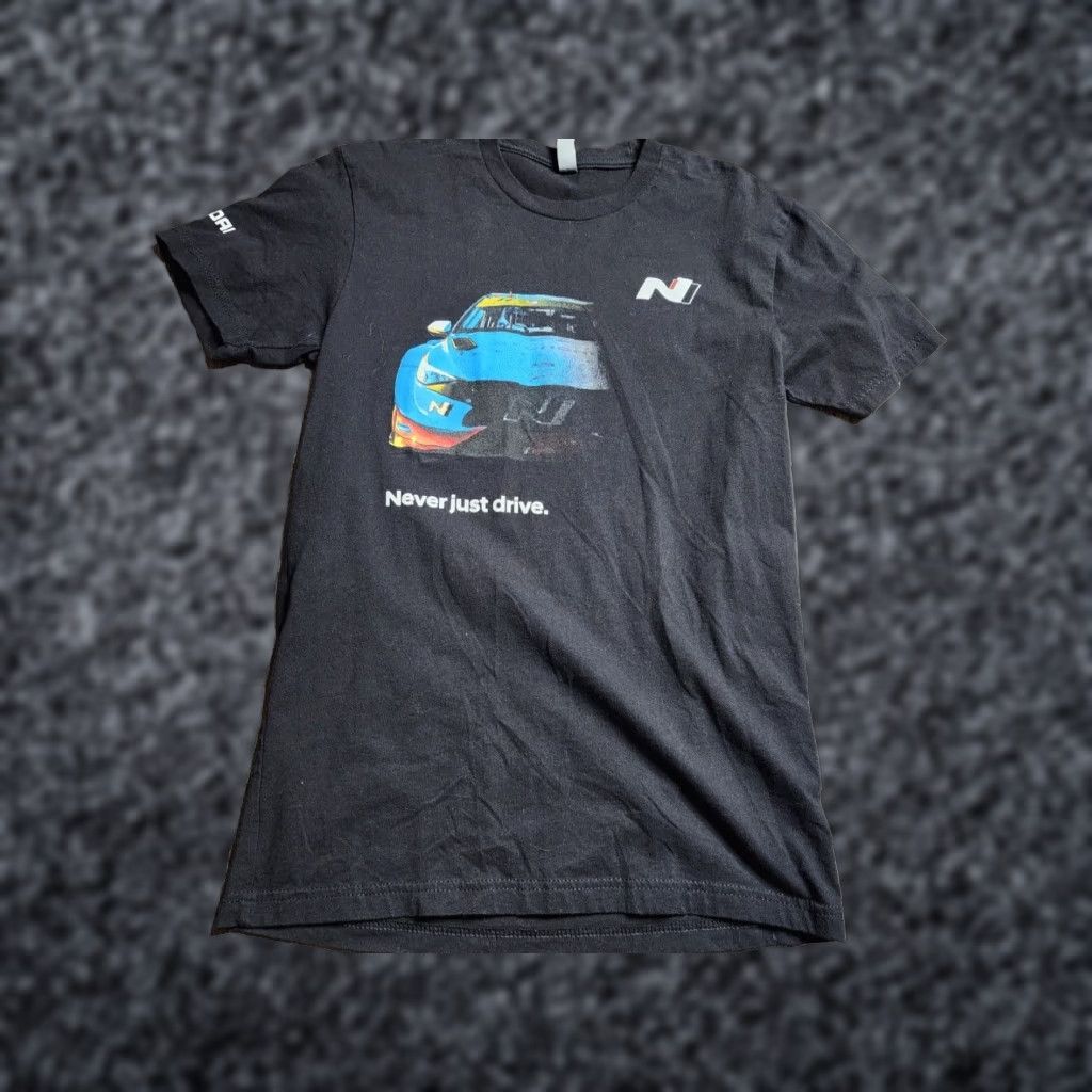 Next Level Next Level Mens S Short Sleeve T Shirt Black Hyundai Racing Double Sided Cotton Size US S / EU 44-46 / 1 - 1 Thumbnail
