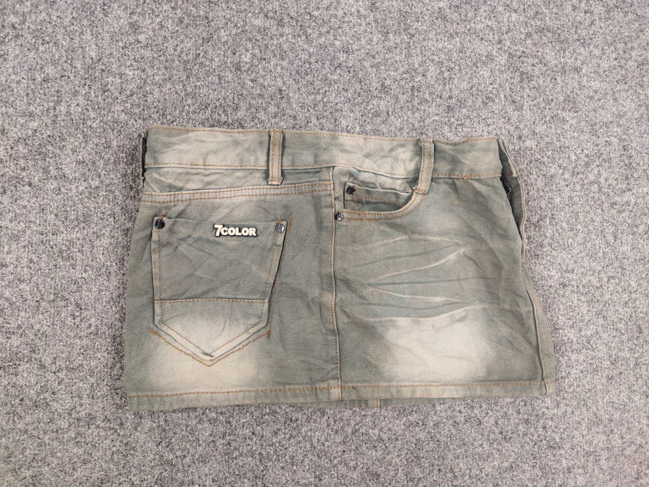 If Six Was Nine If Six Was Nine Sexy Vintage Japan Denim Mini Skirt Y2K Size 28" / US 6 / IT 42 - 10 Thumbnail
