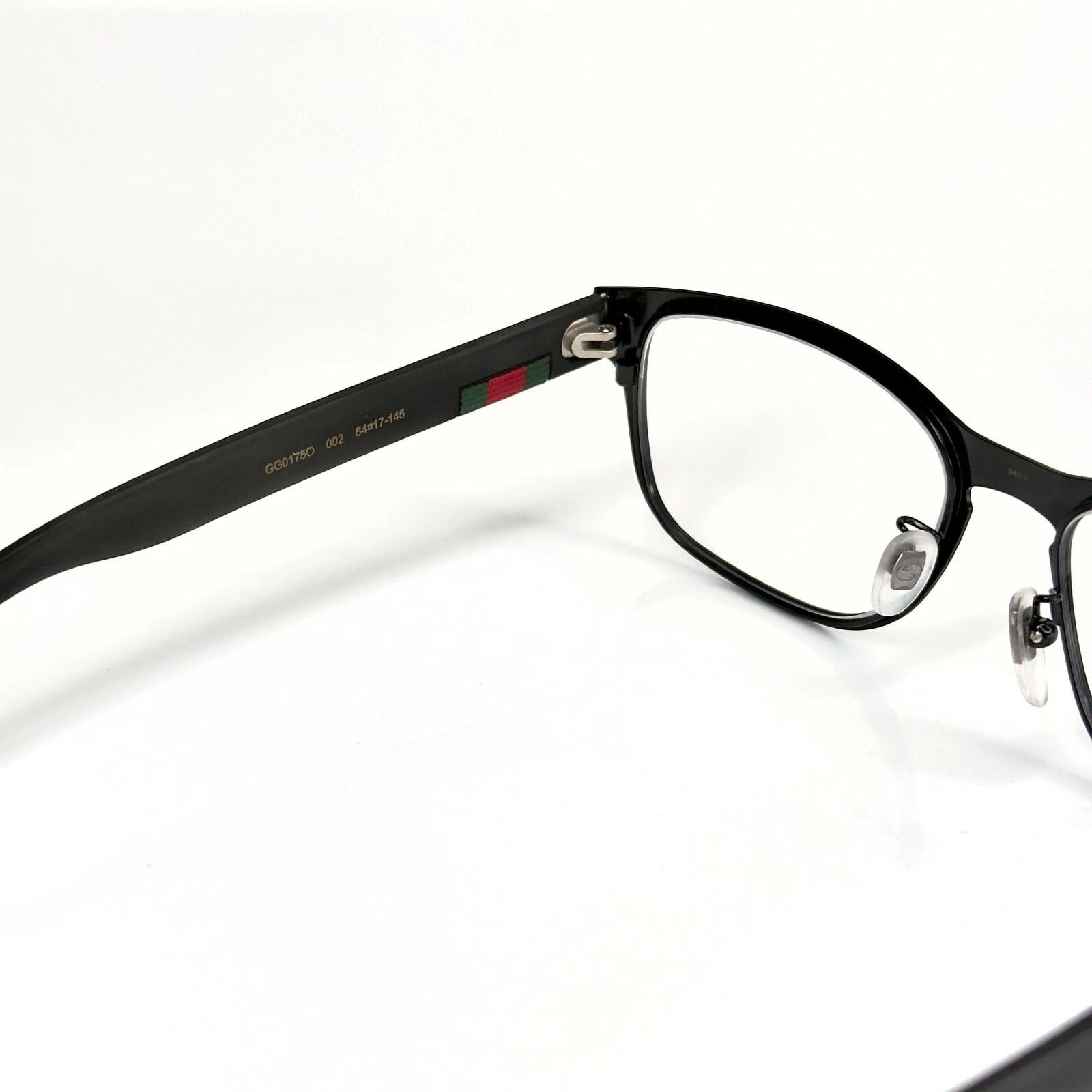 Gucci GUCCI GG0175O Stripe 0175 Black Rubber Optical Frame 002 Size ONE SIZE - 2 Thumbnail