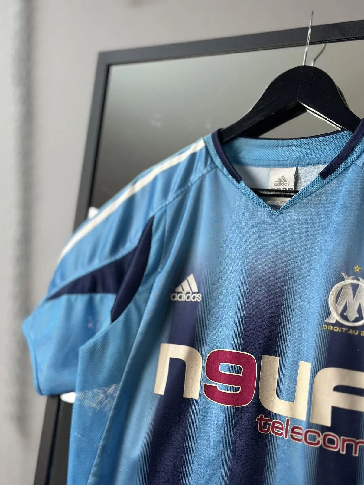 Adidas ADIDAS OLYMPIQUE MARSEILLE 2004/05 AWAY JERSEY MARSYLIA Size US M / EU 48-50 / 2 - 5 Thumbnail