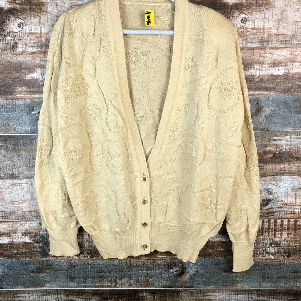 Japanese Brand Japanese Brand vintage Cardigan Knitwear #A1346 Size US L / EU 52-54 / 3 - 3 Thumbnail