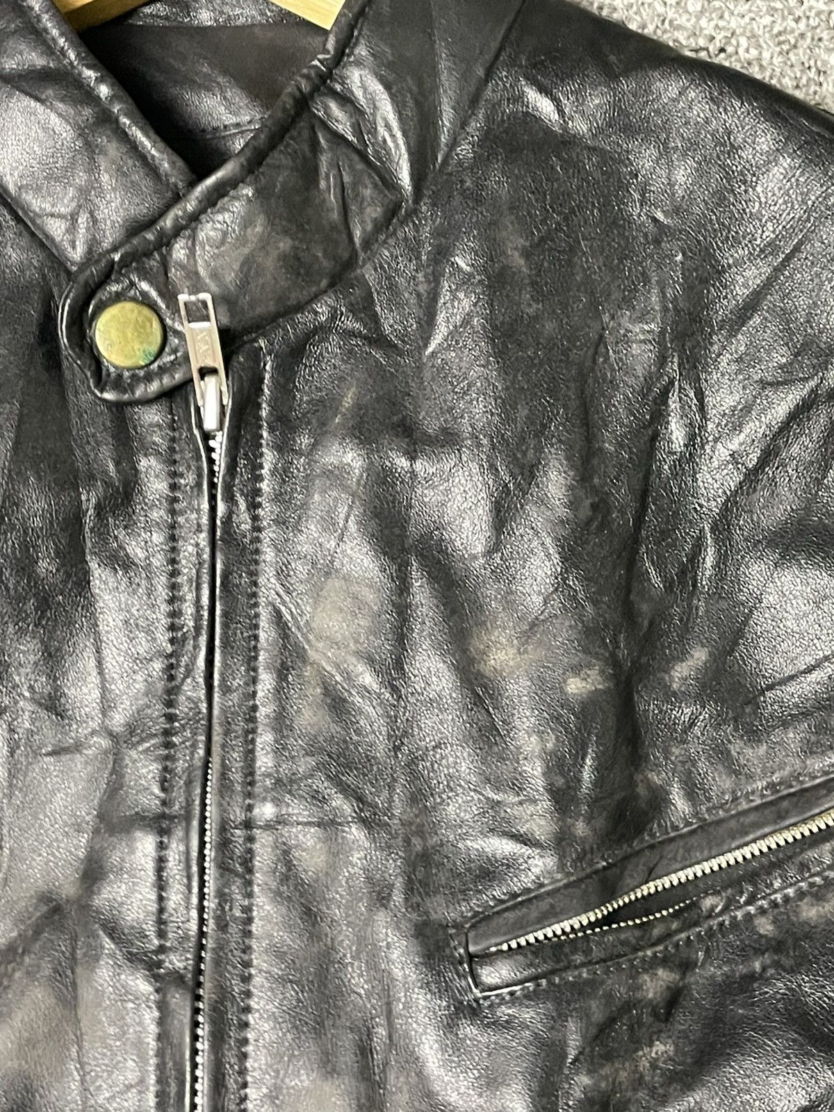 Japanese Brand × Vintage Dolphin x Motor Cycle Mate Leather Bike Jacket(41) Size US M / EU 48-50 / 2 - 8 Thumbnail