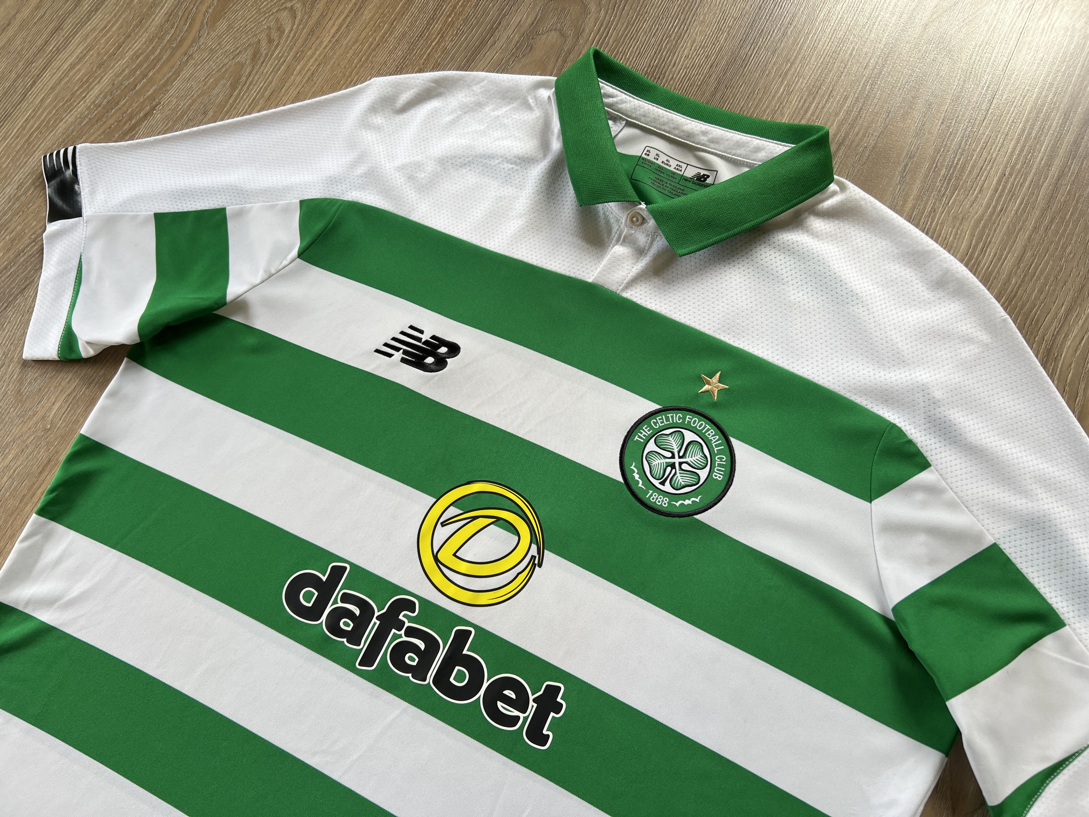 New Balance New Balance Celtic Home Shirt 2019-2020 Size US XL / EU 56 / 4 - 4 Thumbnail