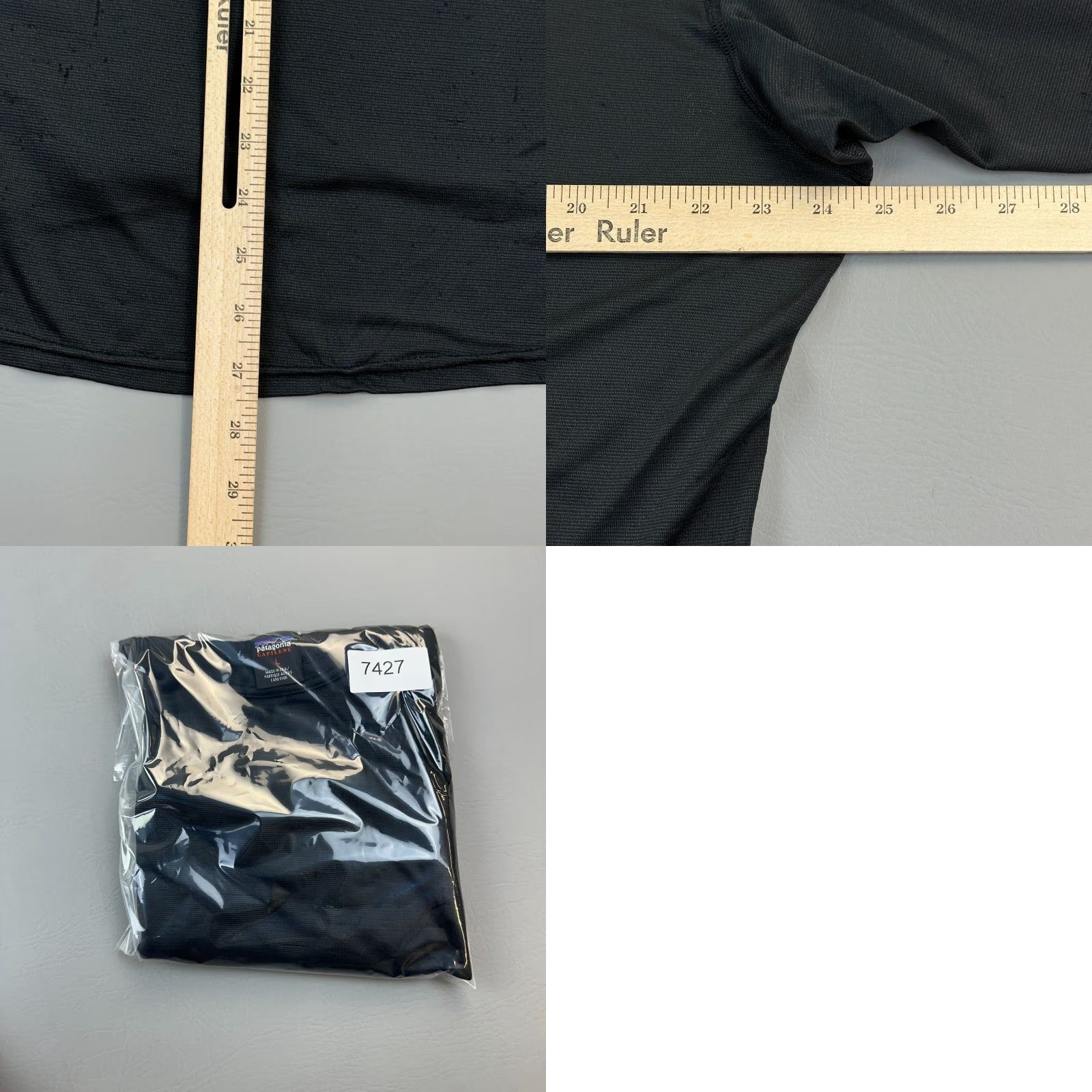 Patagonia VINTAGE Patagonia Capilene Shirt Mens Large Black Long Sleeve Baselayer USA Made Size US L / EU 52-54 / 3 - 10 Thumbnail