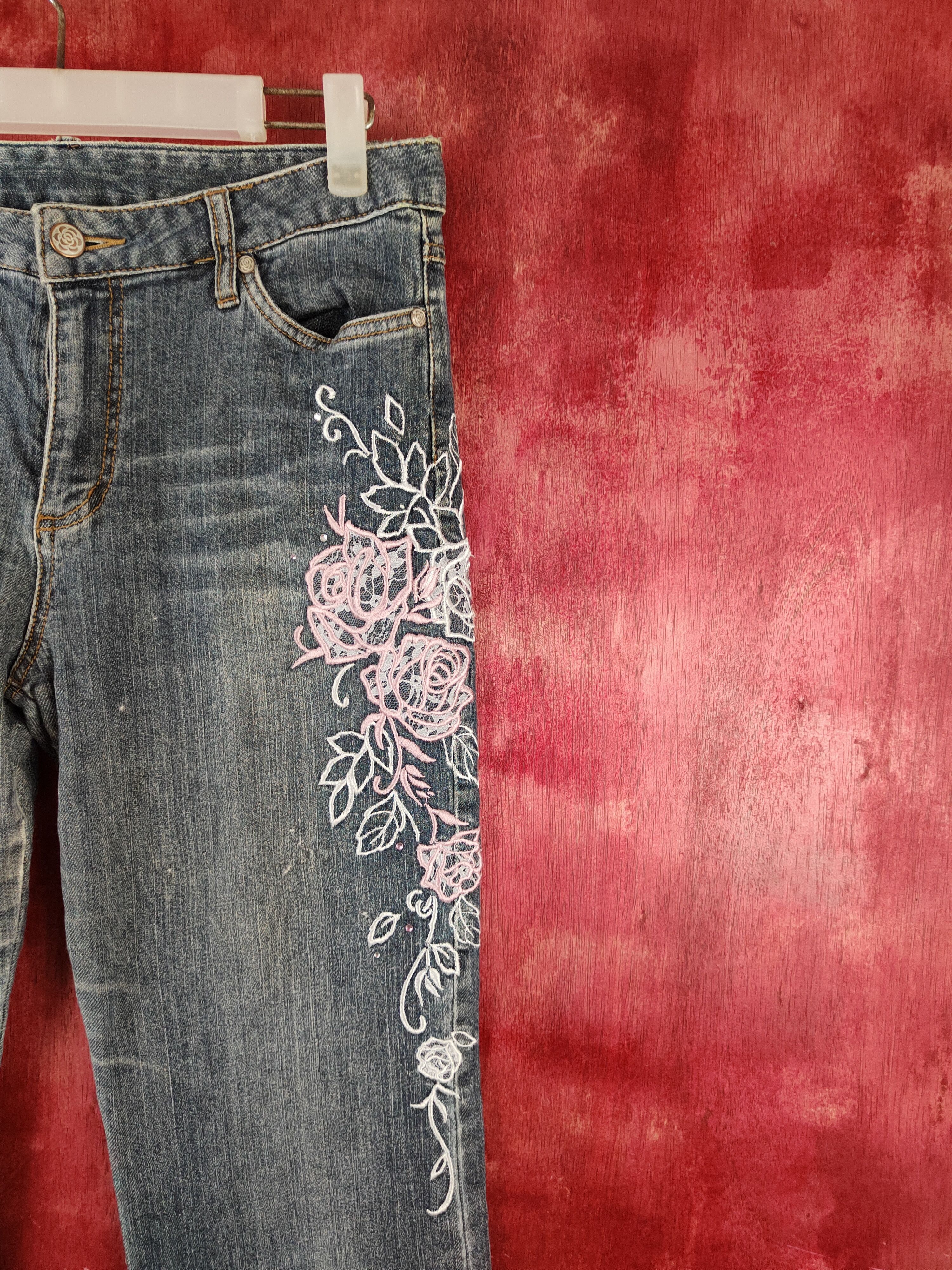Japanese Brand Japanese Brand Dark Blue Distressed Ripped Jeans #S2127 Size 30" / US 8 / IT 44 - 7 Thumbnail
