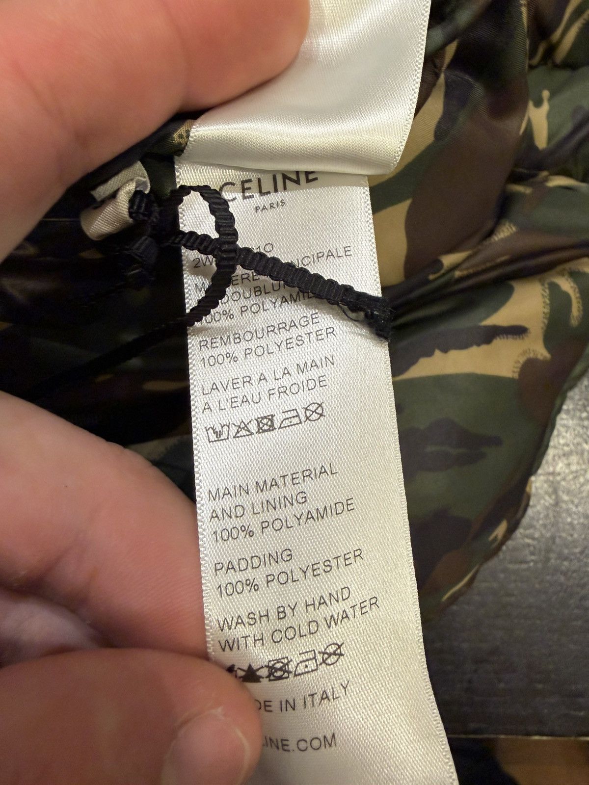 Celine Celine Puffer Vest - Camo Size US L / EU 52-54 / 3 - 5 Thumbnail