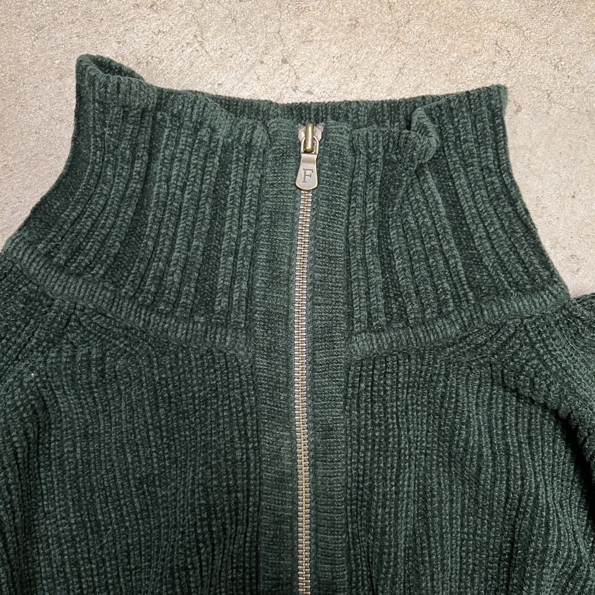 Vintage Vintage Chunky Knit 1/4 Sweater Pullover Large Size US L / EU 52-54 / 3 - 2 Thumbnail