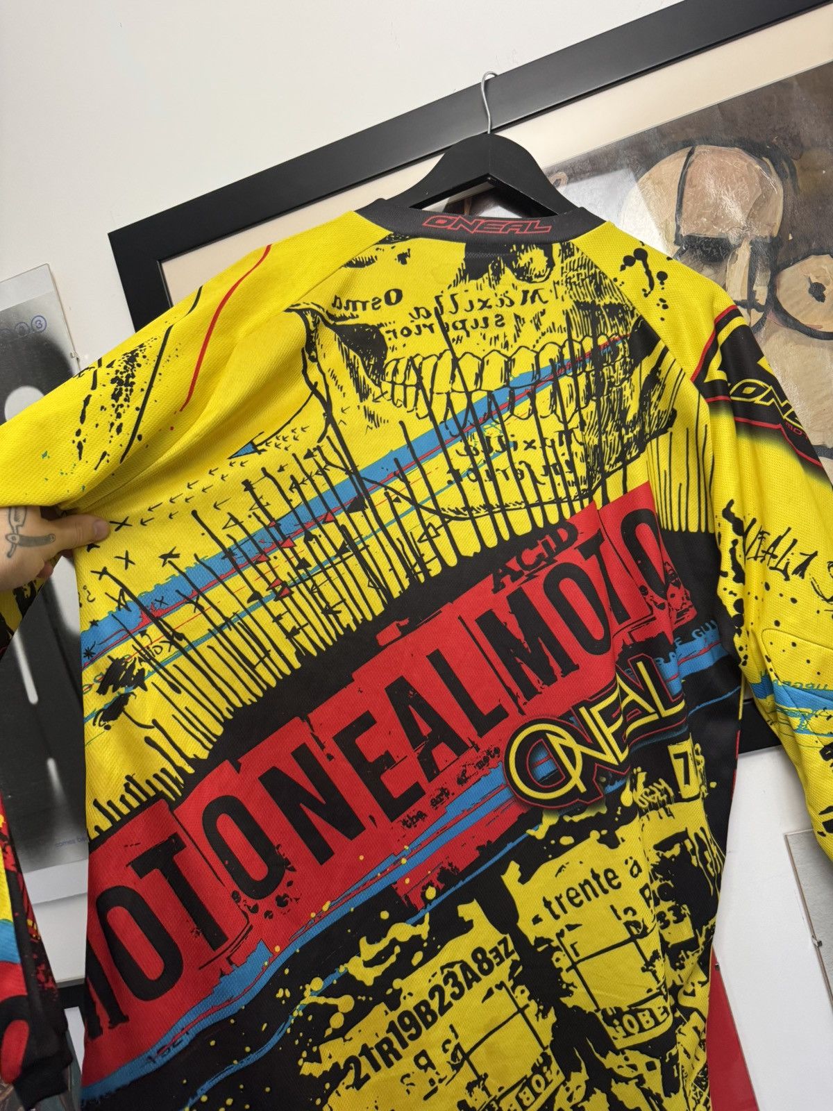 Vintage Oneal Motocross Jersey Element Fullprint Rock Vibe Racing Size US L / EU 52-54 / 3 - 3 Thumbnail