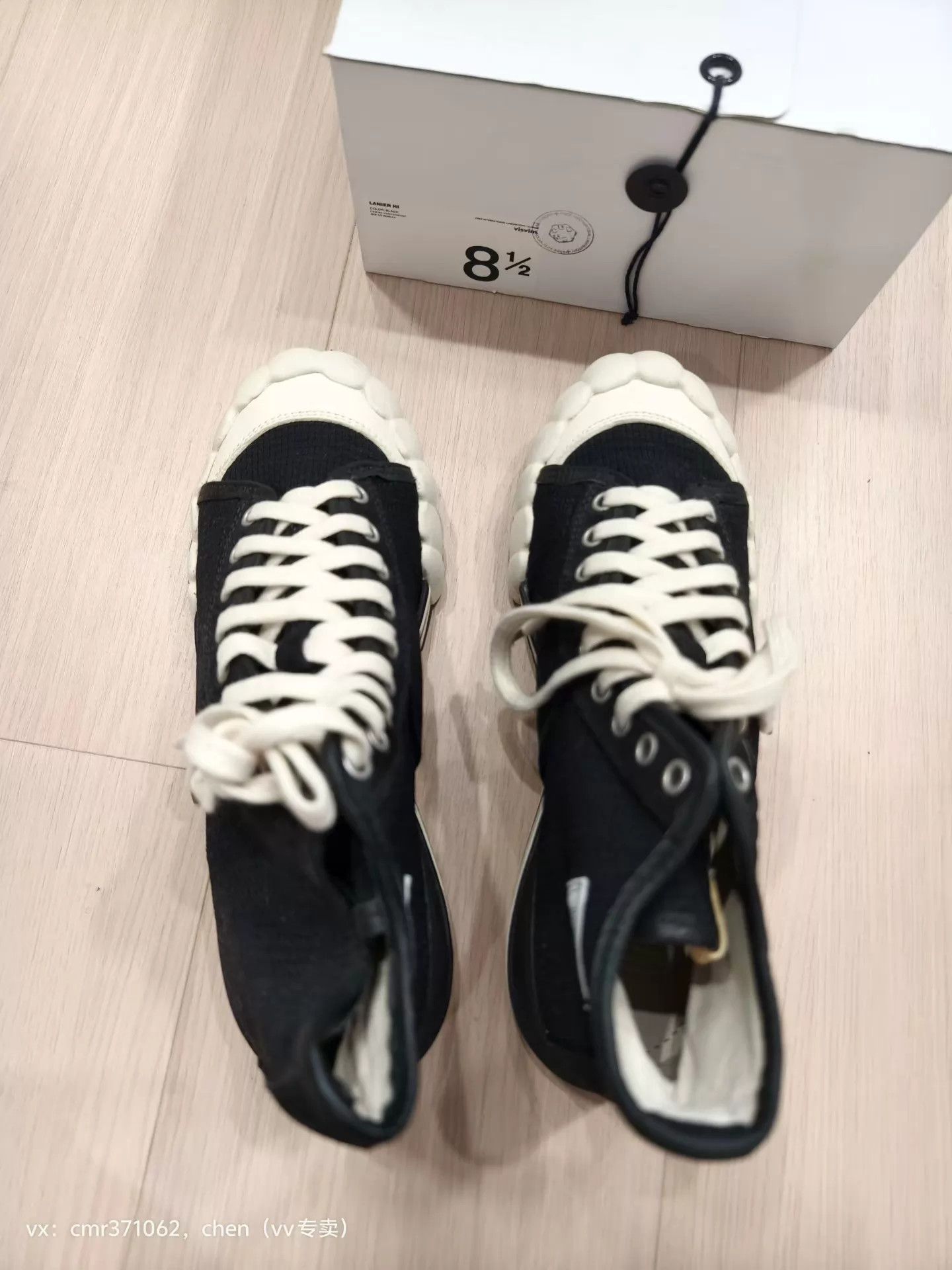 Visvim VISVIM 22SS LANIER HI High Top Sneaker Black 8.5 Size US 8.5 / EU 41-42 - 5 Thumbnail