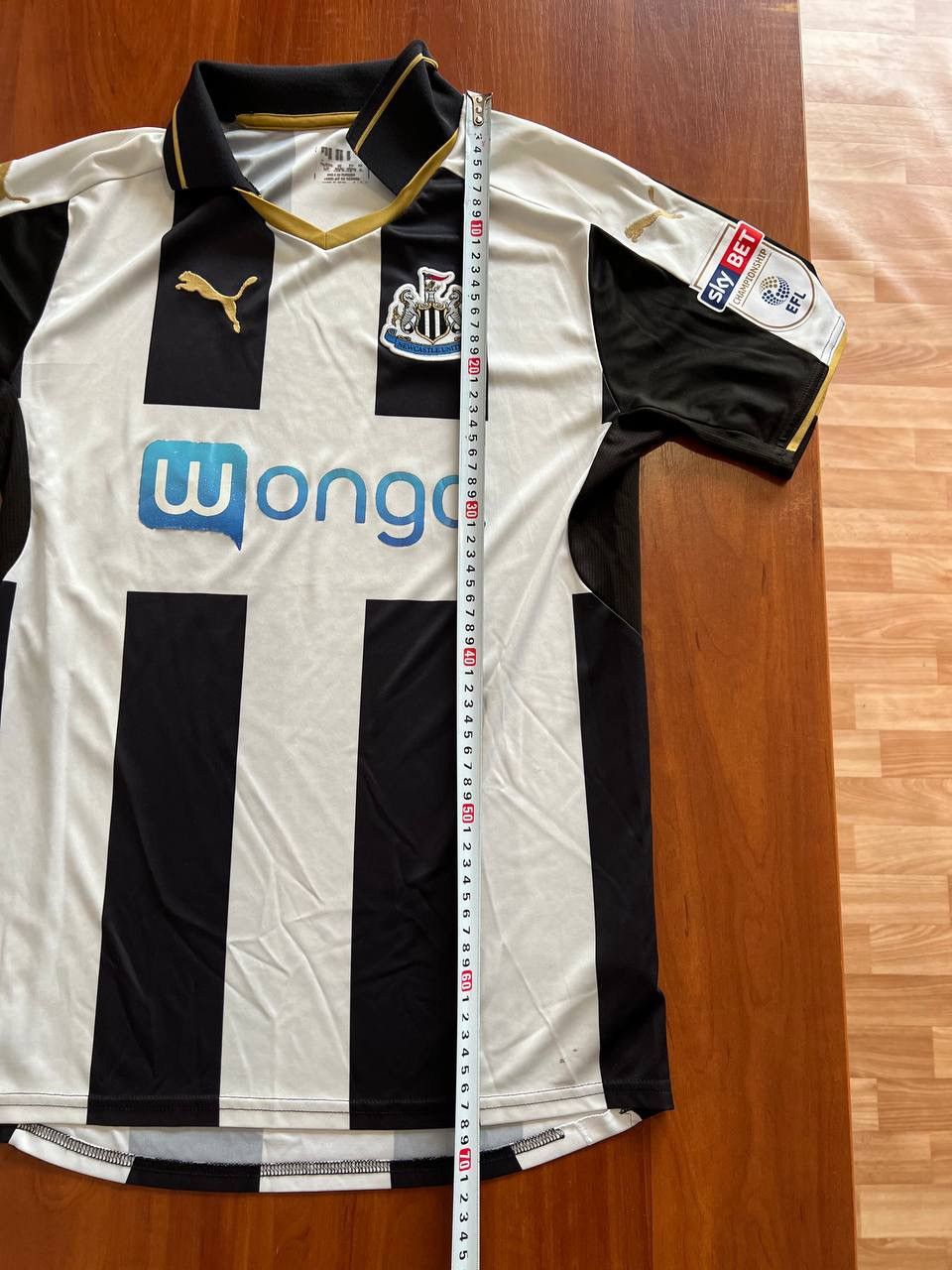 Puma 2016/17 NEWCASTLE UNITED HOME SOCCER JERSEY FOOTBALL SHIRT L Size US S / EU 44-46 / 1 - 22 Thumbnail