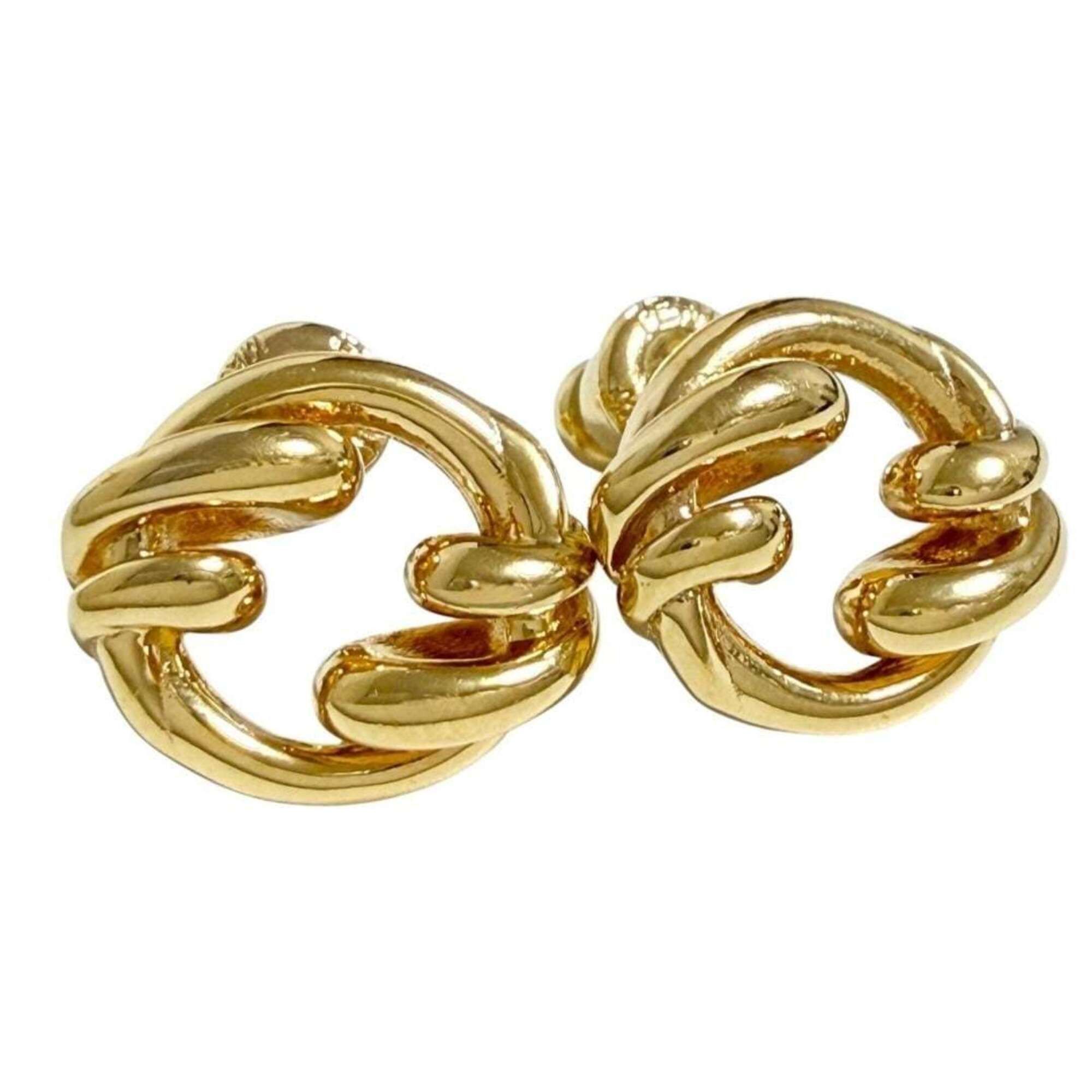 Fendi Fendi Women's Filo Stud Earrings, Gold Size ONE SIZE - 1 Thumbnail