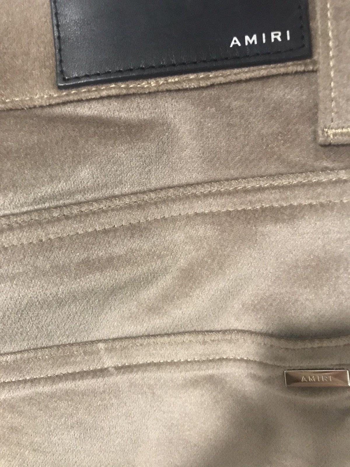 Amiri Amiri beige velvet trousers Size US 36 / EU 52 - 4 Thumbnail