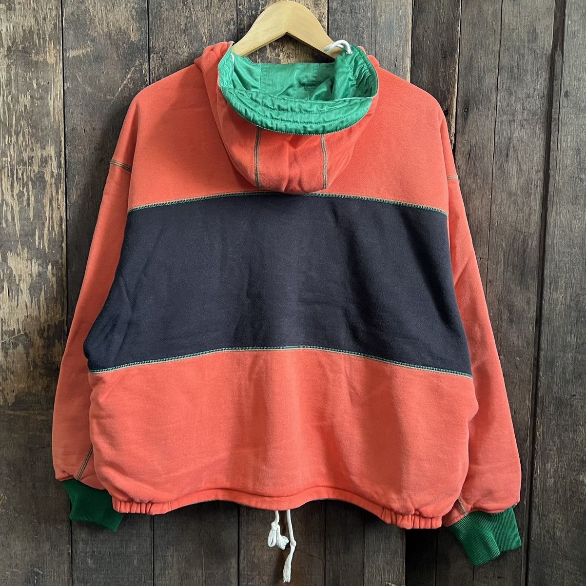 Vintage Vintage Benetton F1 Racing Team Reversible Hoodie Size US L / EU 52-54 / 3 - 3 Thumbnail