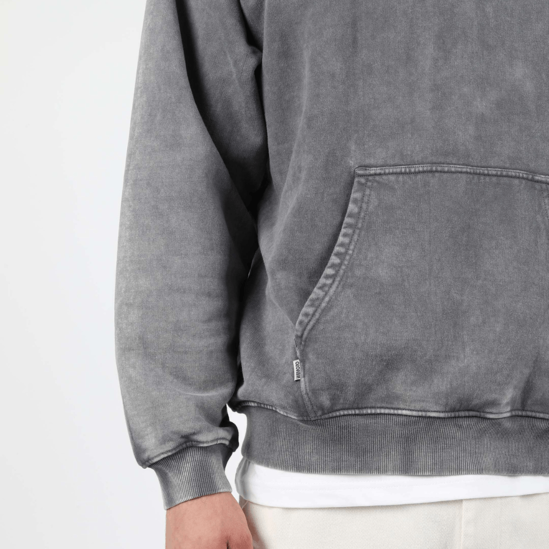 Wemoto BNWT Wemoto - Clint - Garment Dyed Hooded Sweatshirt Medium Size US M / EU 48-50 / 2 - 5 Thumbnail