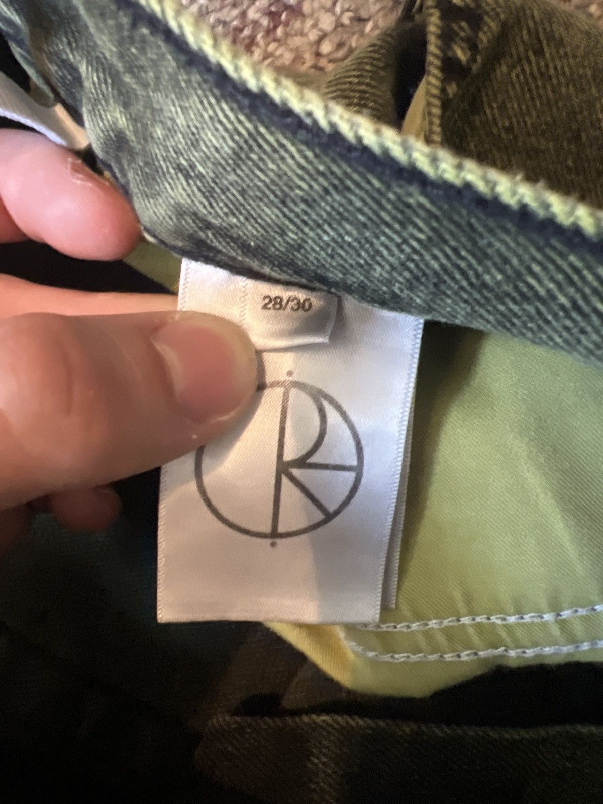 Polar Skate Co. Polar 93’ Green Denim Pants Size US 28 / EU 44 - 4 Thumbnail