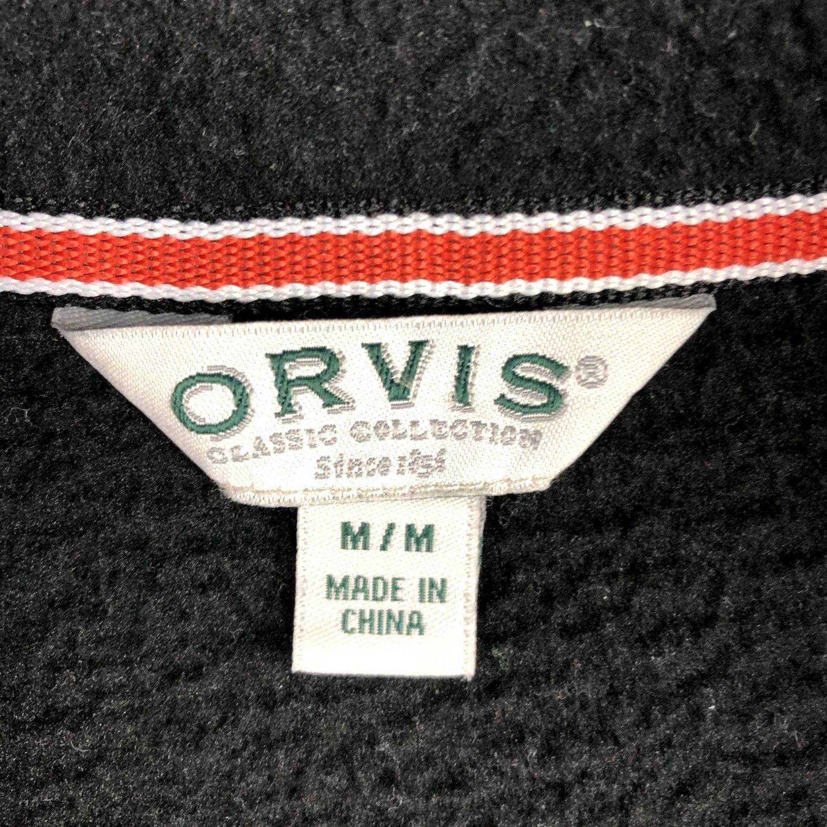Orvis Orvis Men's Full Zip Fleece Jacket Black Medium Size US M / EU 48-50 / 2 - 3 Thumbnail