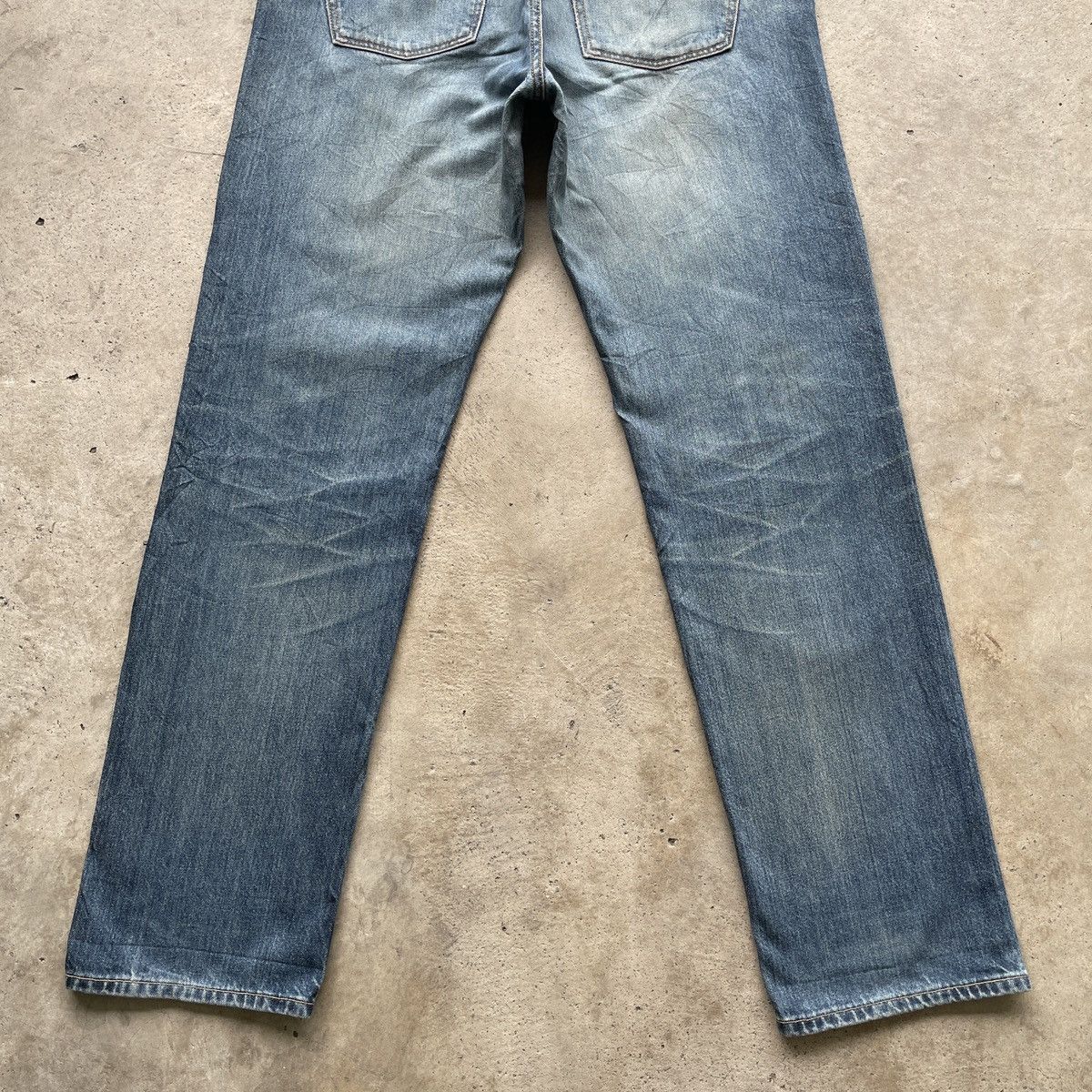 Japanese Brand Rusty💥 Vintage Japanese Brand Faded Jeans Denim Pants W35 Size US 35 - 8 Thumbnail