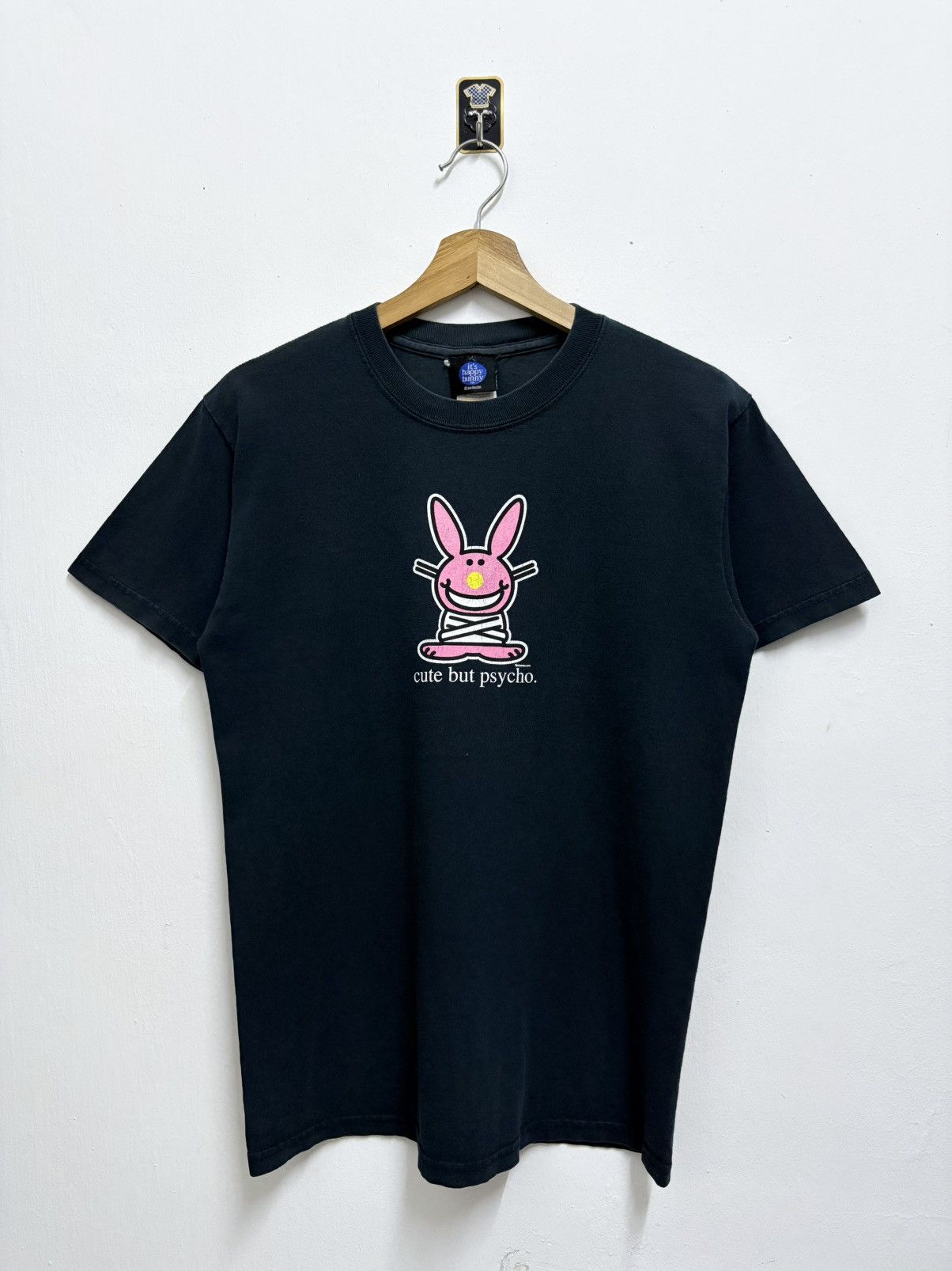 Band Tees 2000’s It’s Happy Bunny “ Cute but Psycho “ T-Shirt Size US S / EU 44-46 / 1 - 1 Thumbnail