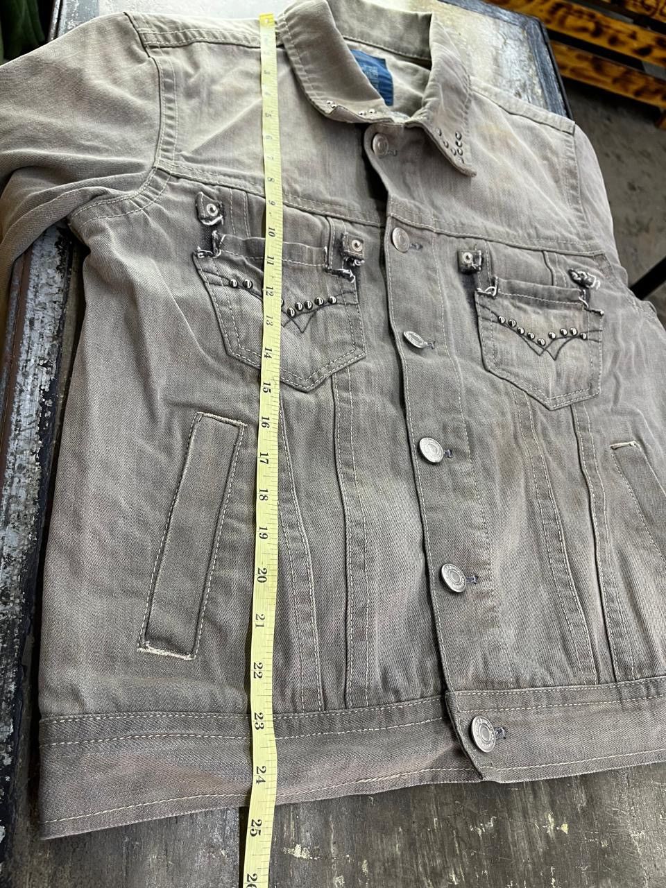denim studdet patchwork jacket jambangee japan ifsx