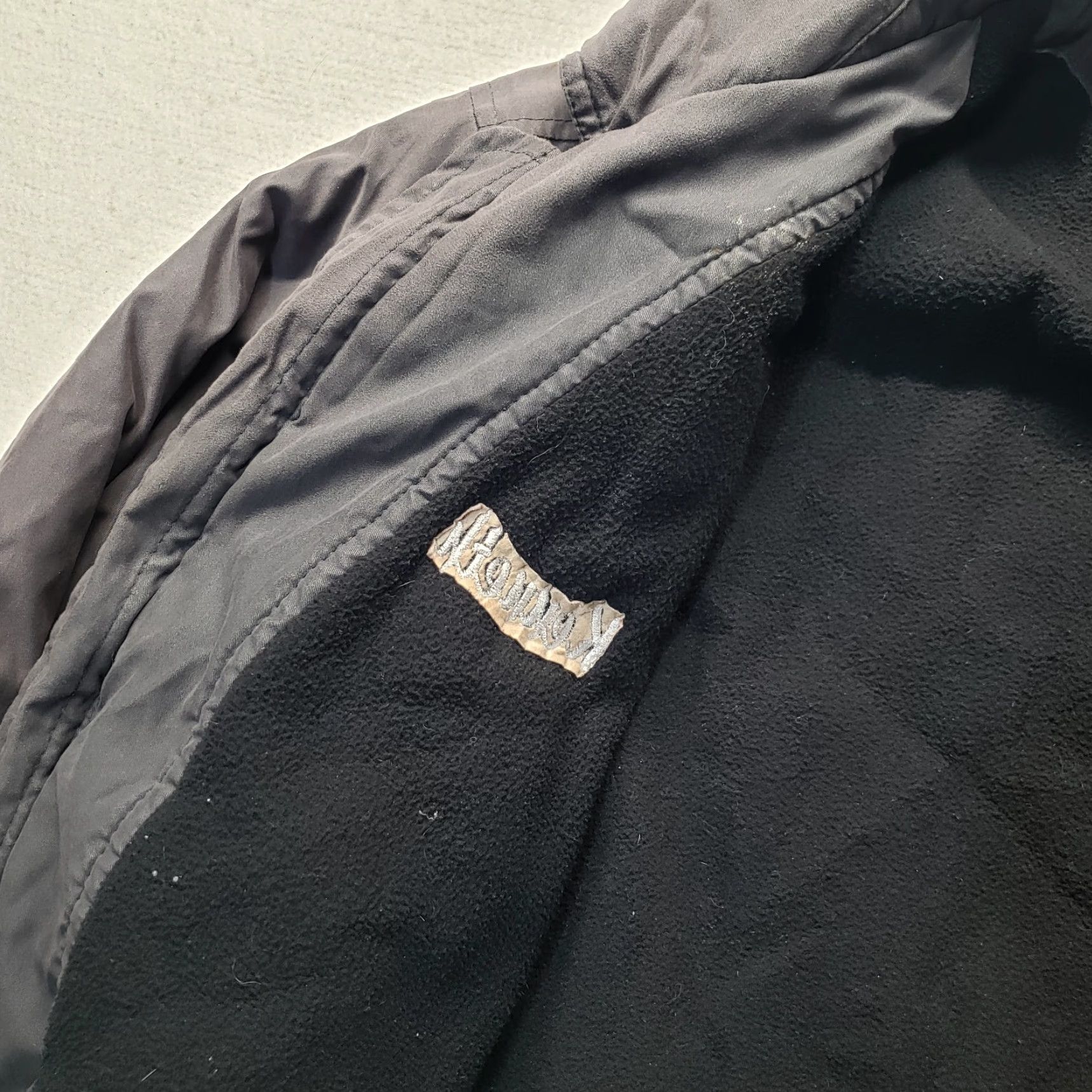 Vintage St John's Bay Jacket Mens L Gray Fleece Lined Long Zip Stand-Up Collar Casual Fashion 90s Modern Size US L / EU 52-54 / 3 - 6 Thumbnail
