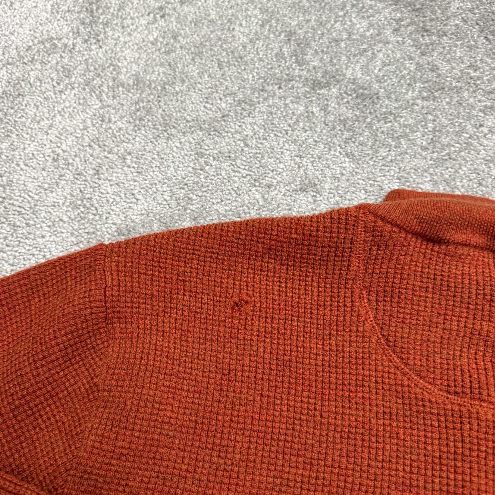 Orvis VINTAGE Orvis Wool Waffle Knit Henley Sweater Men's 2XL Fall Winter Brown Classic Outdoor Size US XXL / EU 58 / 5 - 5 Thumbnail