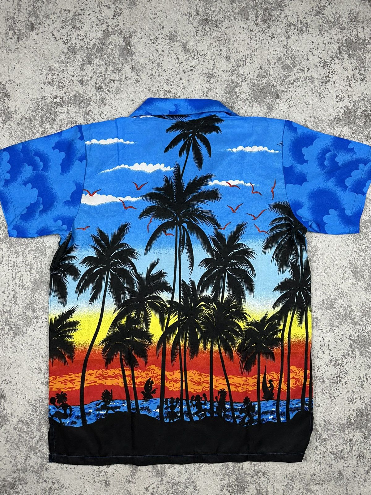Vintage Vintage Hawaiian Sunset Shirt Palm Tree Aloha Beach Vibes Size US M / EU 48-50 / 2 - 2 Thumbnail