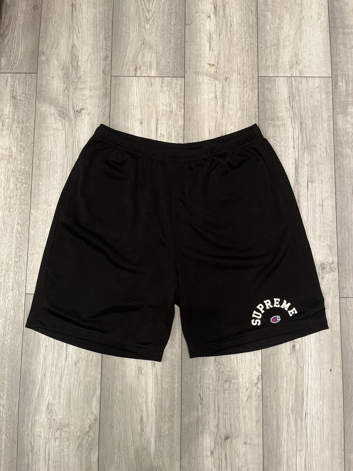 Supreme Supreme Black Leather Baggy shorts | Grailed