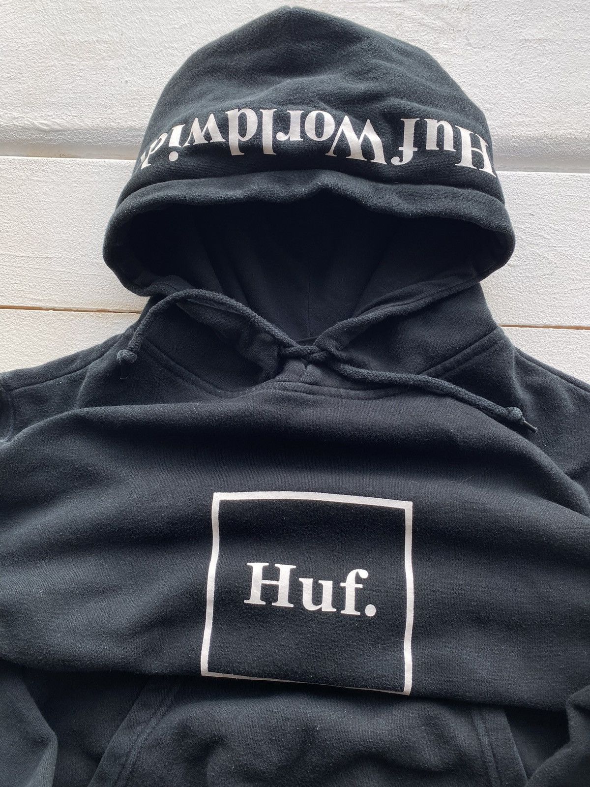 Huf × Vintage 🔥Hug Vntg Box Logo Faded Mens Skategang Hoodie Small Size US S / EU 44-46 / 1 - 3 Thumbnail
