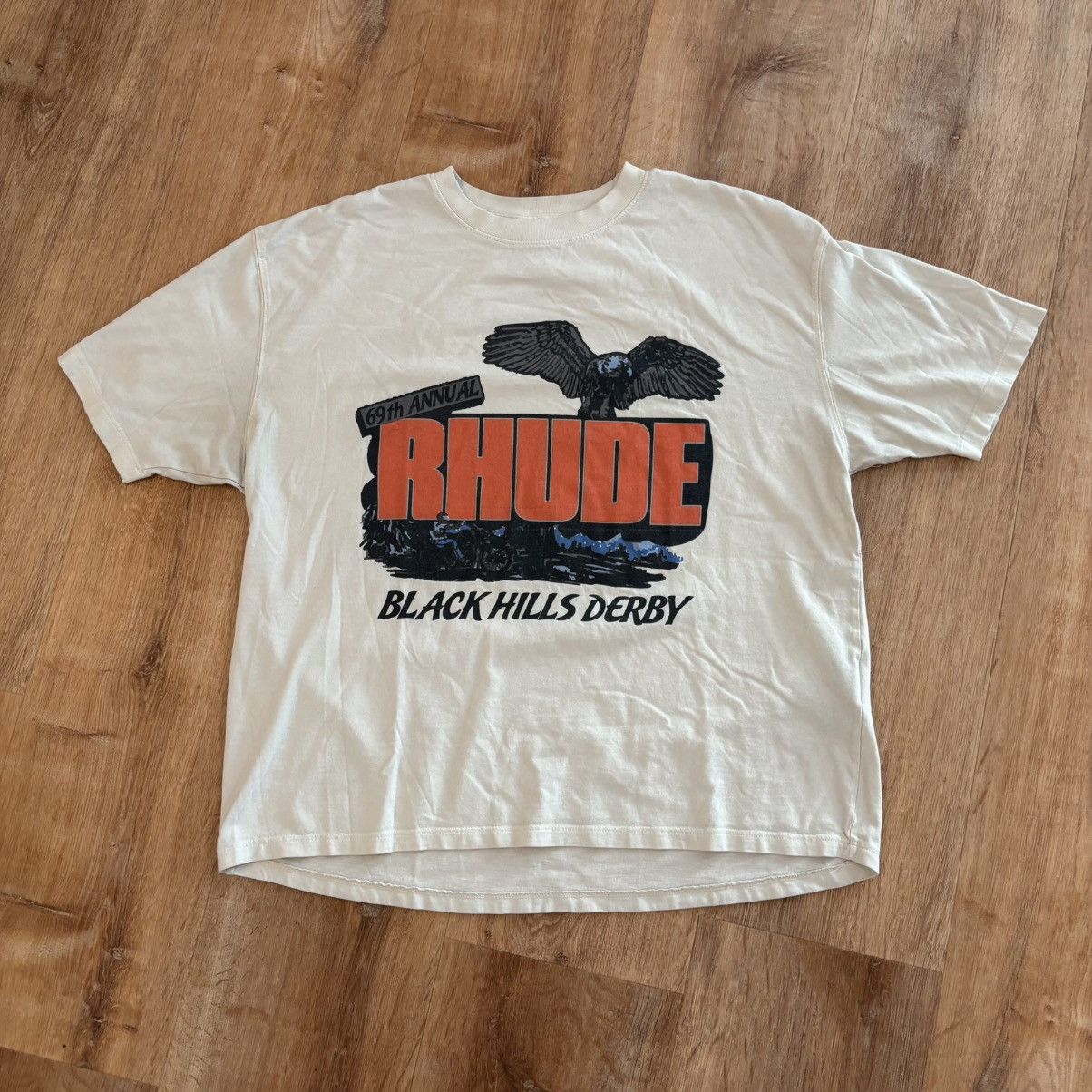Rhude Rhude Off Road Rally Tee Shirt Size Large Size US L / EU 52-54 / 3 - 1 Thumbnail